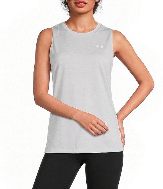 Under Armour Tech™ Crew Neck Sleeveless Twist Tank Top Product Image