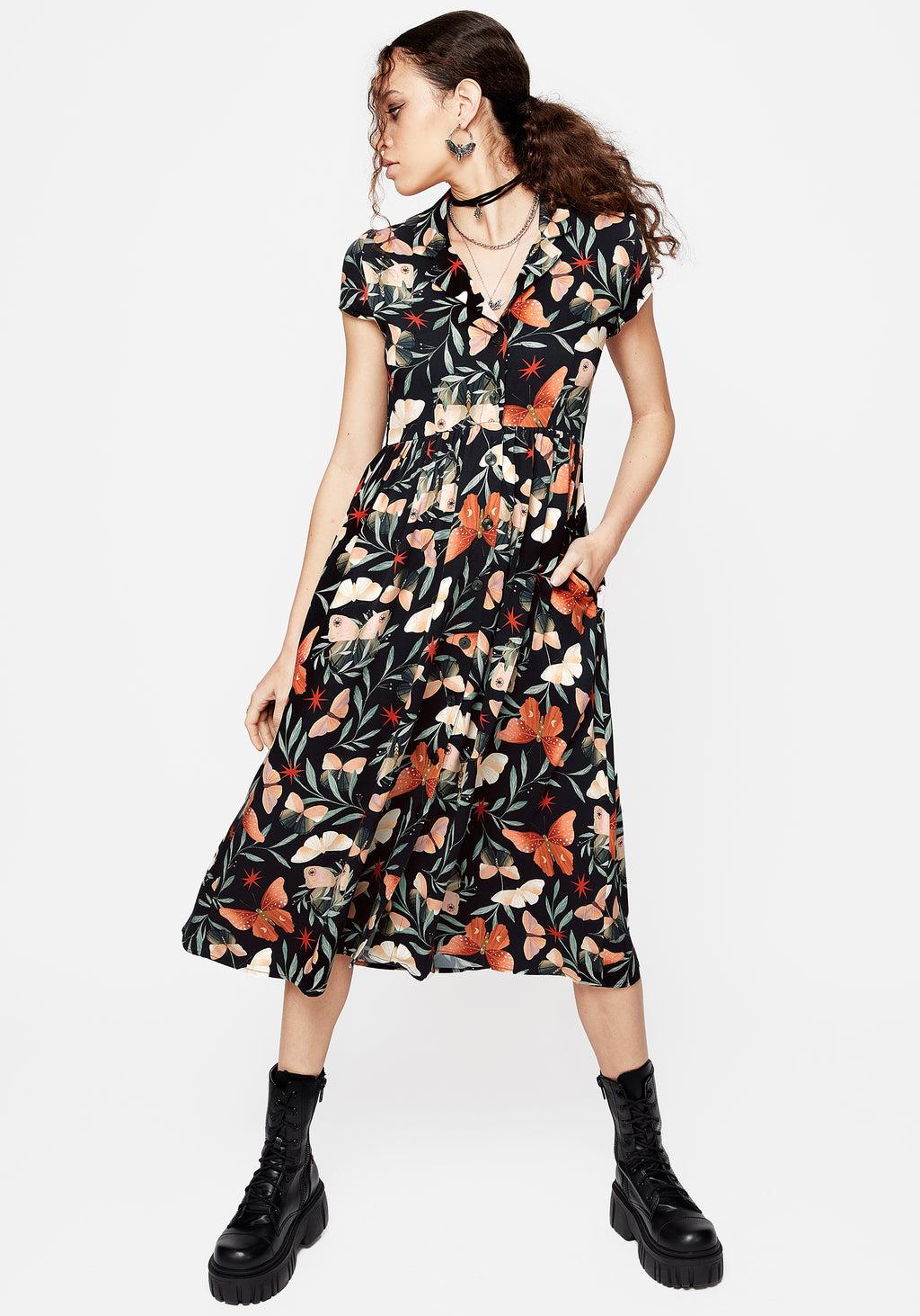 Mariposa Midi Shirt Dress Product Image