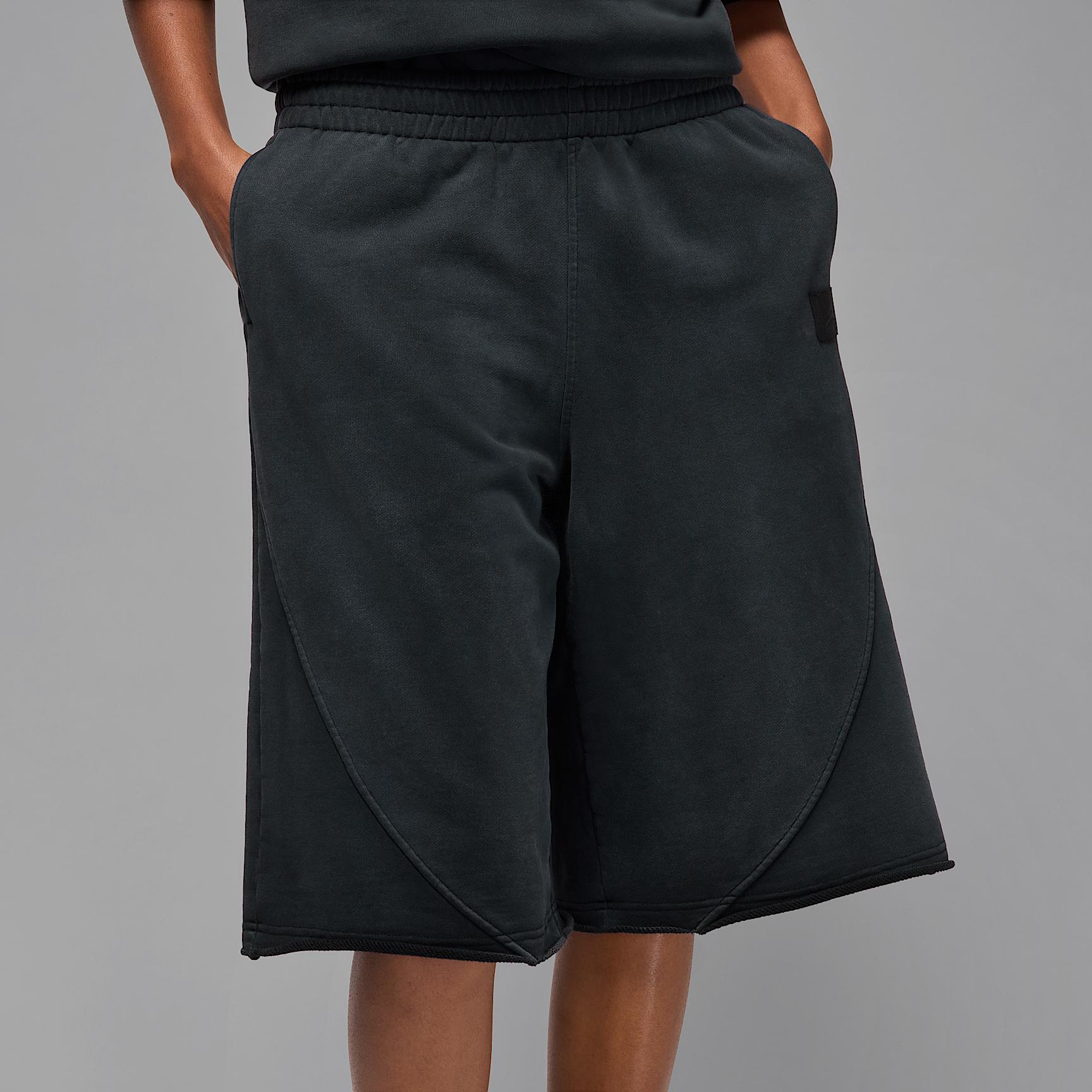 Womens Jordan Flight Fleece French Terry Big Shorts | IB9858-010 Product Image