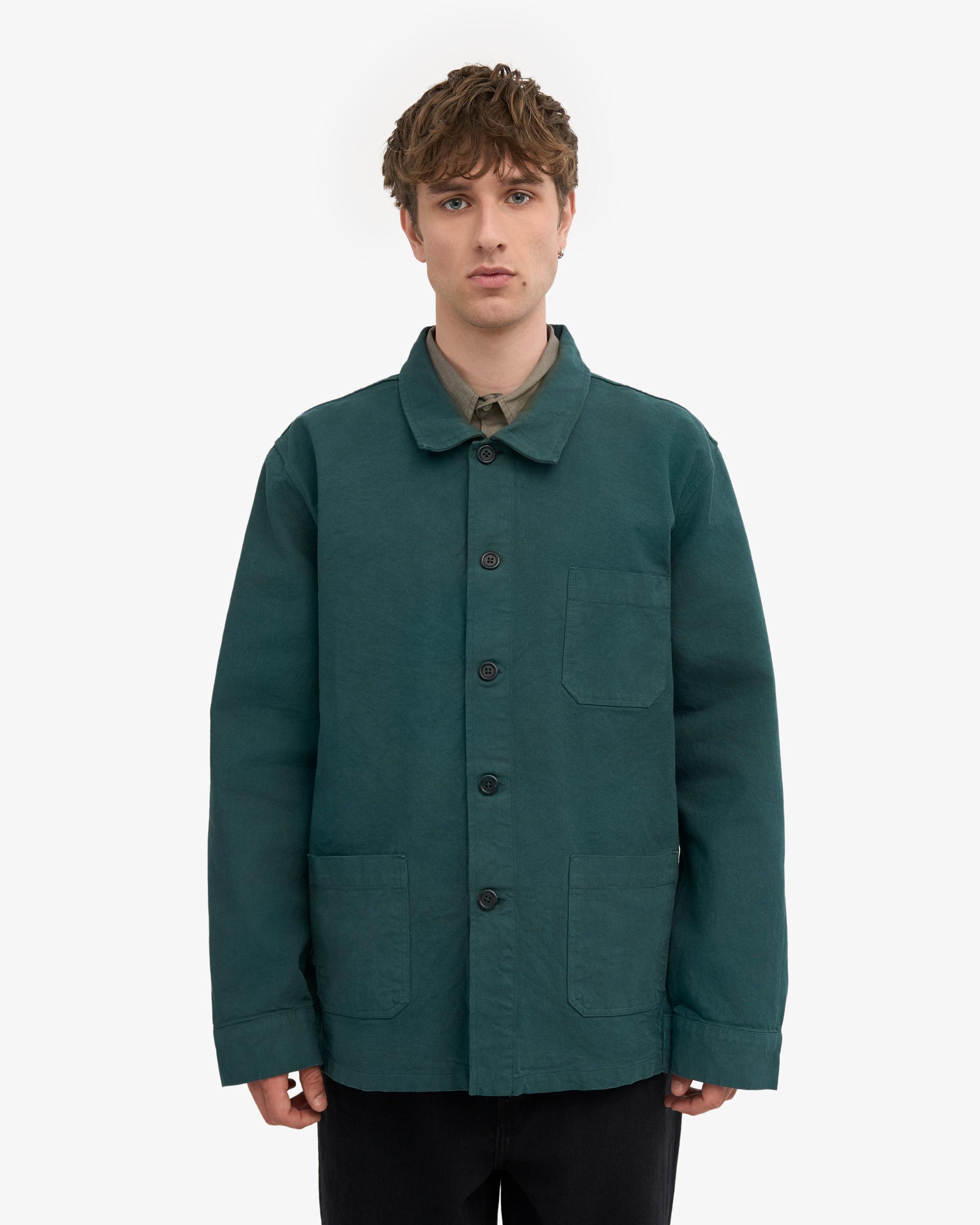 Organic Workwear Jacket - Kelly Green Product Image