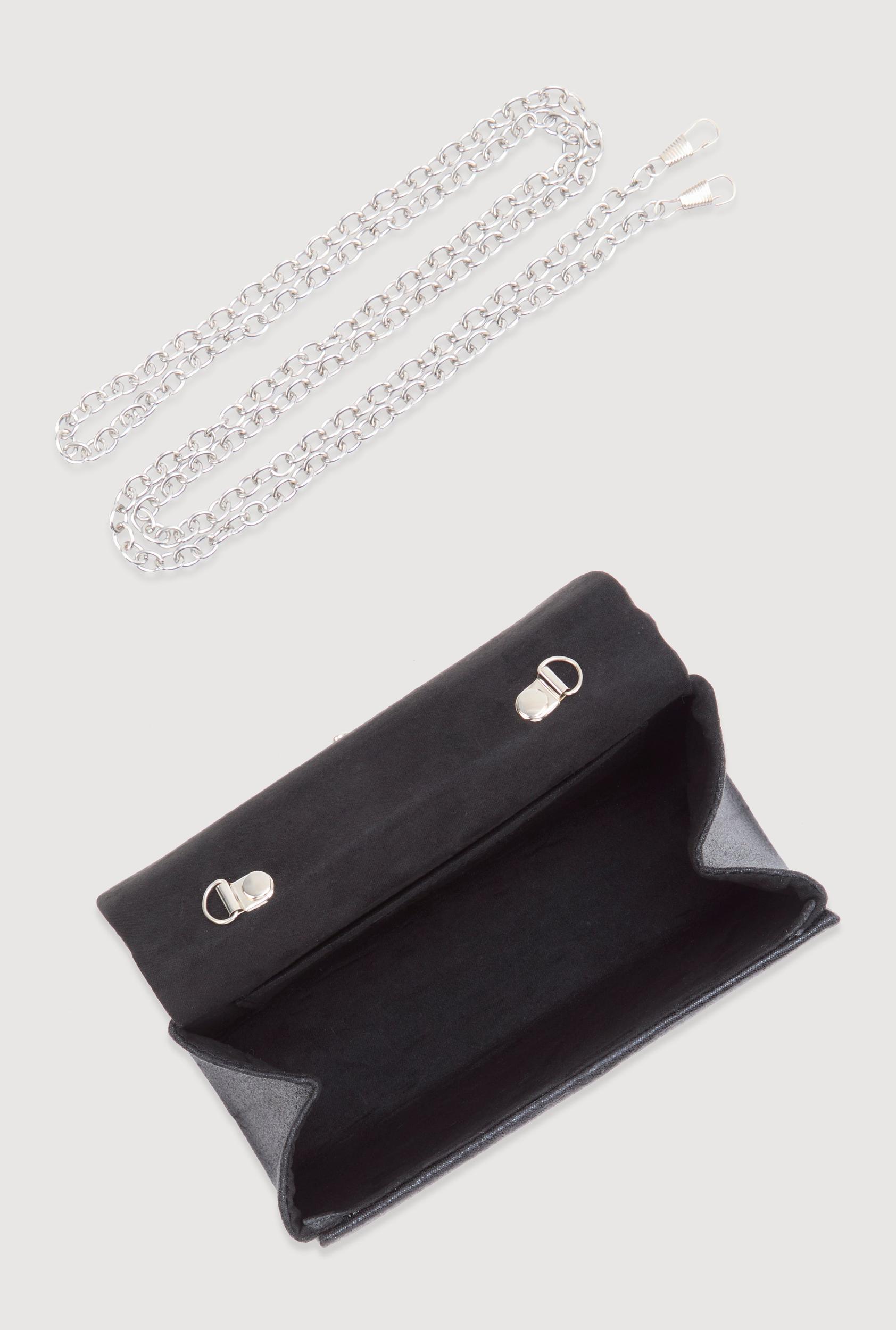 Rhinestone Bow Top Handle Handbag Female Product Image