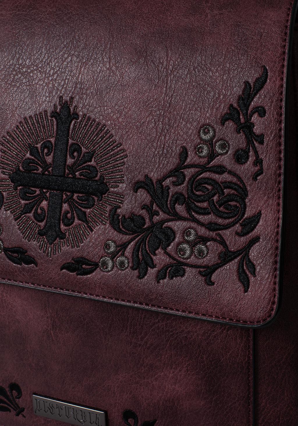 Elderberry Embroidered Mini Backpack Product Image