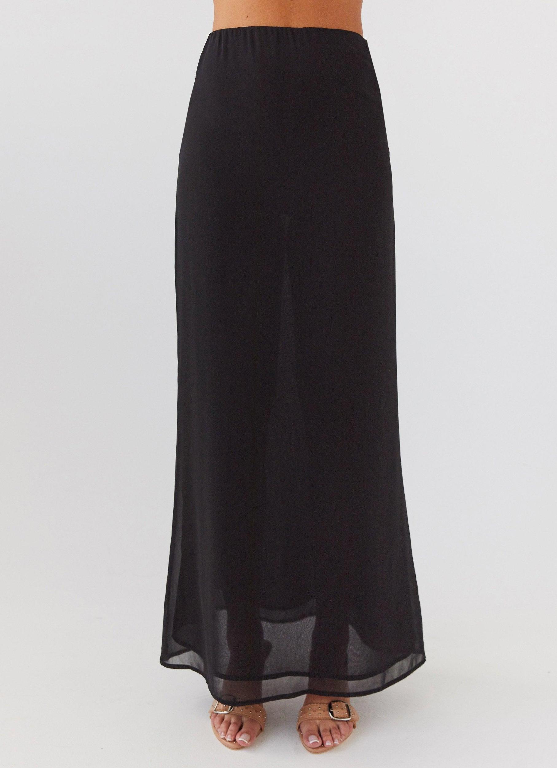 Nightfall Maxi Skirt - Midnight Product Image