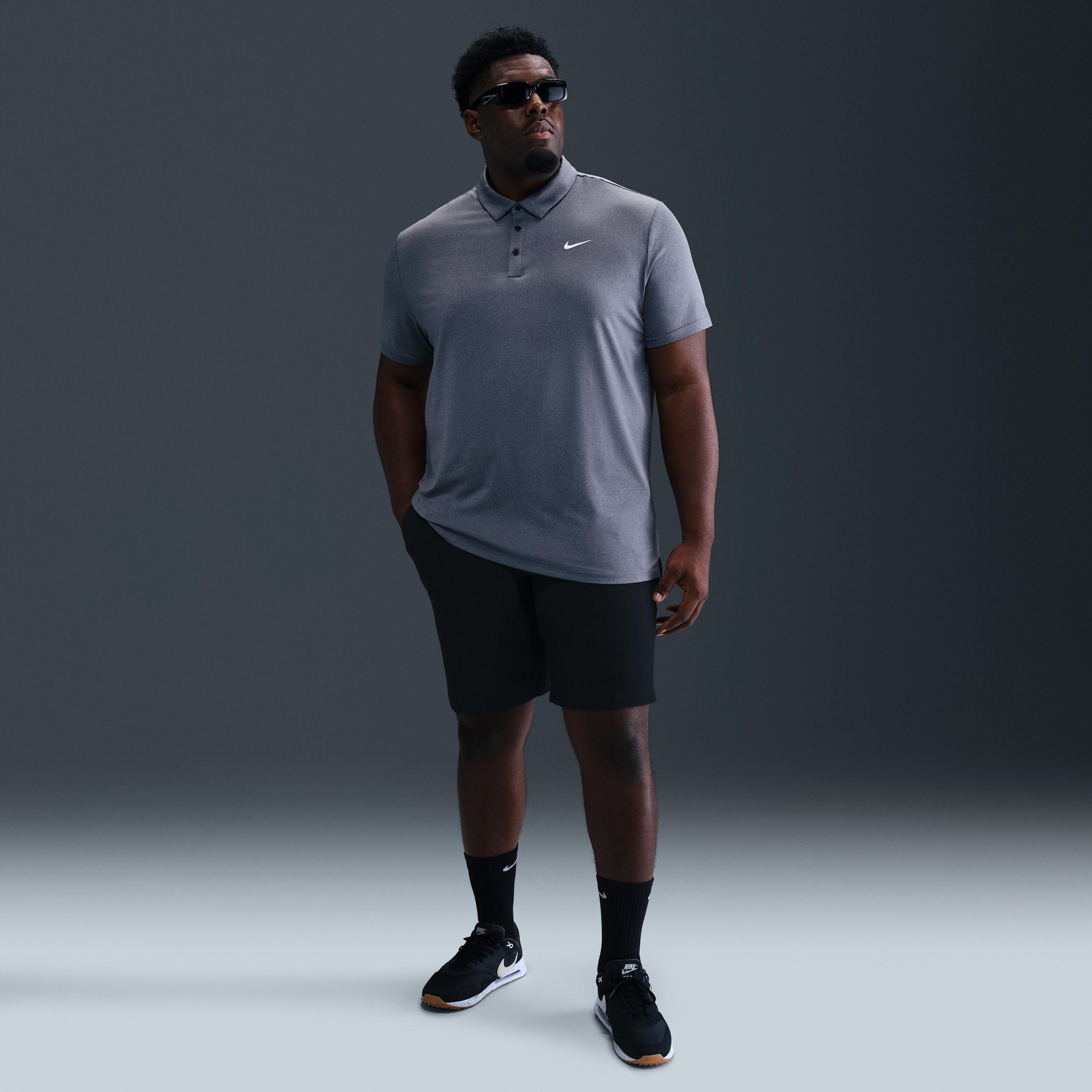 Nike Mens Tour Dri-FIT Heathered Golf Polo | FZ7473-010 Product Image