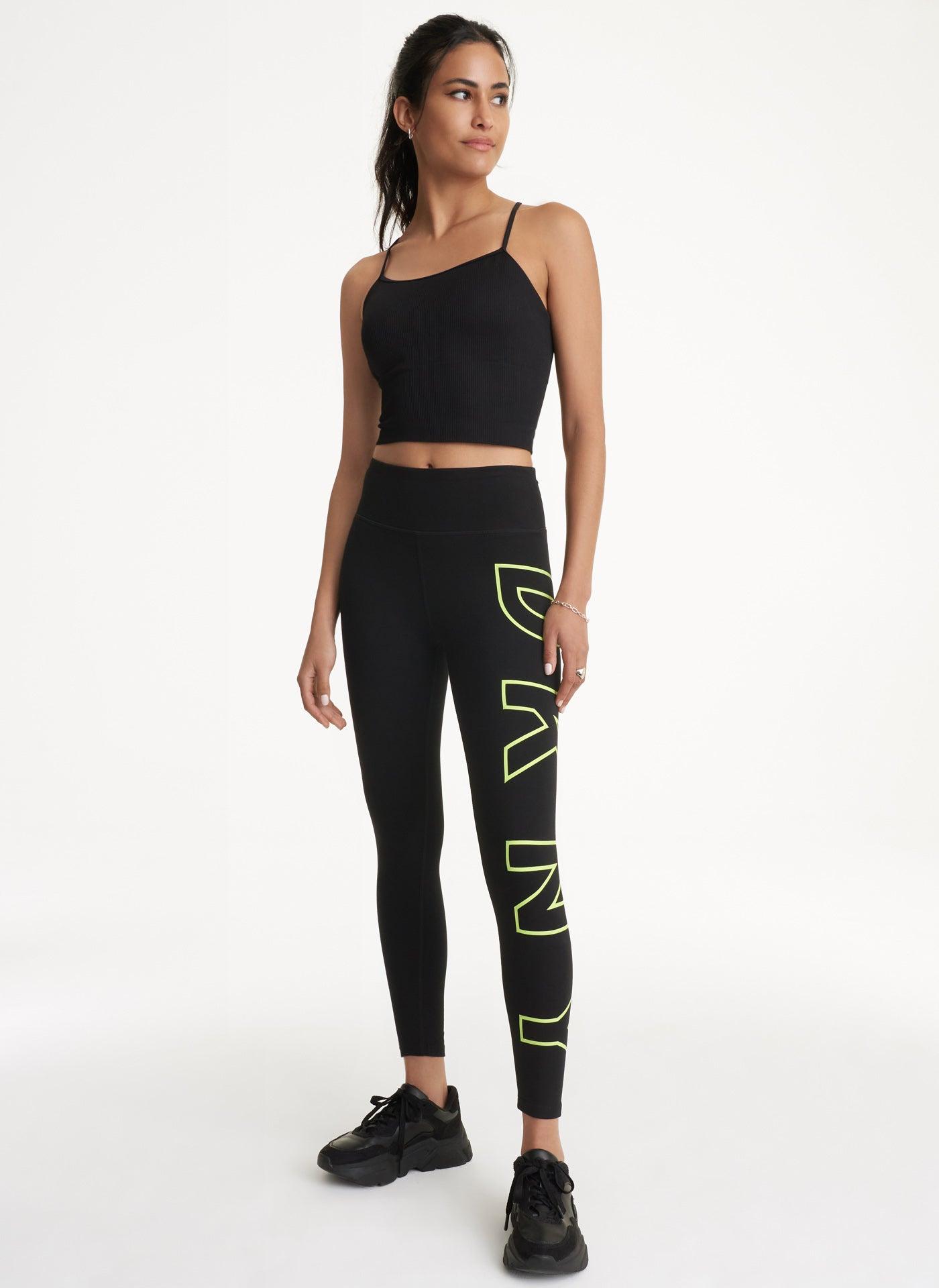 HIGH WAIST 7/8 EXPLODED LOGO LEGGINGS Product Image