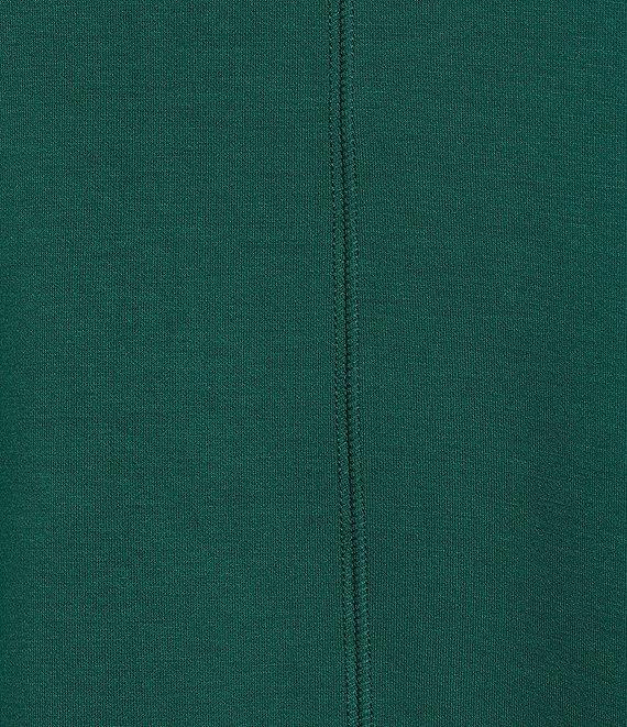 Westbound Petite Size Coordinating Long Sleeve Crew Neck Seamed Knit Top Product Image