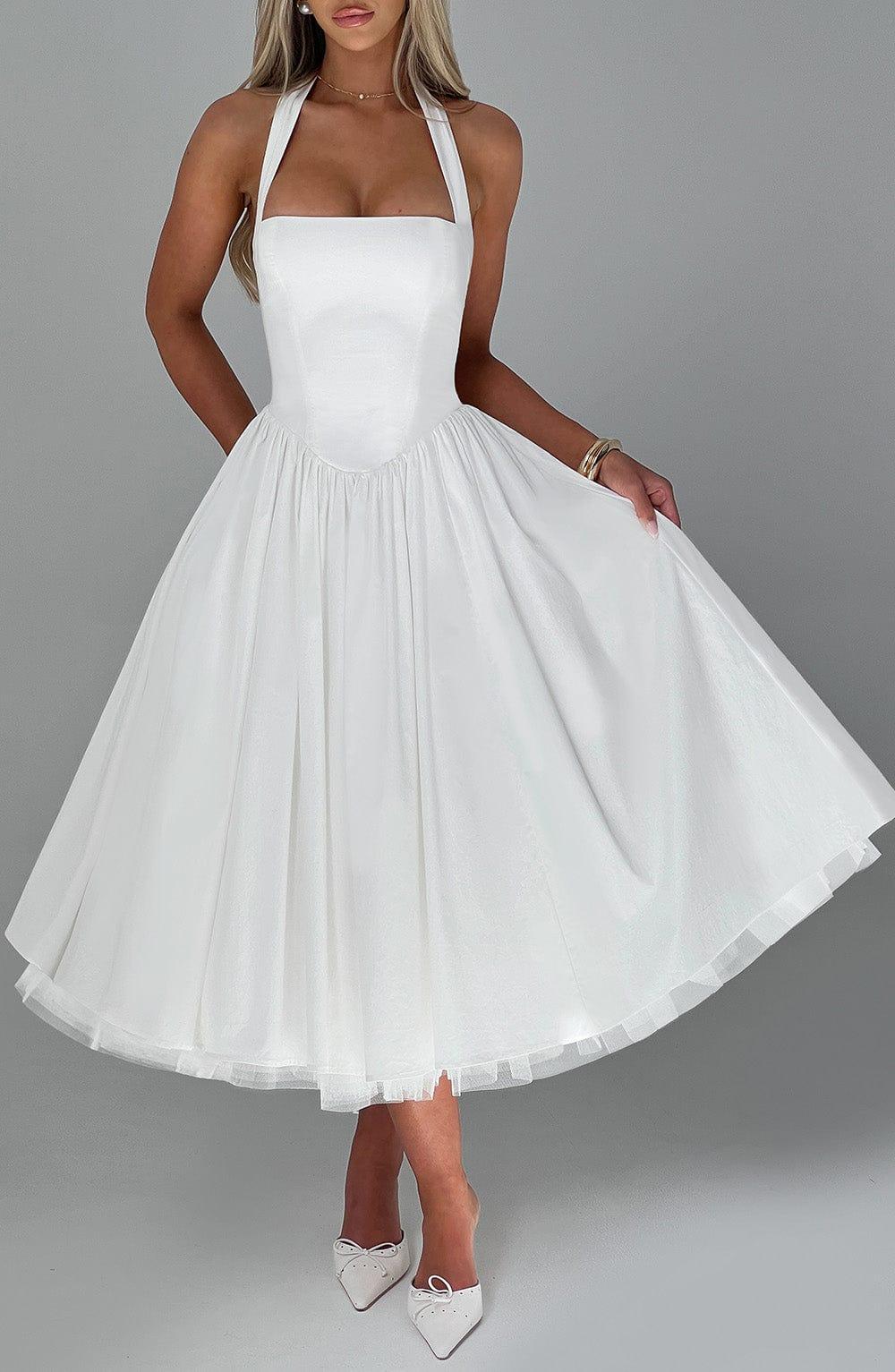 Cressida Midi Dress - Ivory Product Image