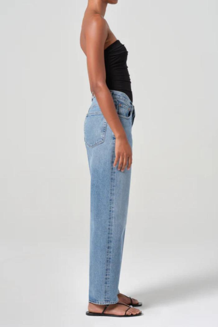 V-Waist Baggy Jean in Fairway Product Image
