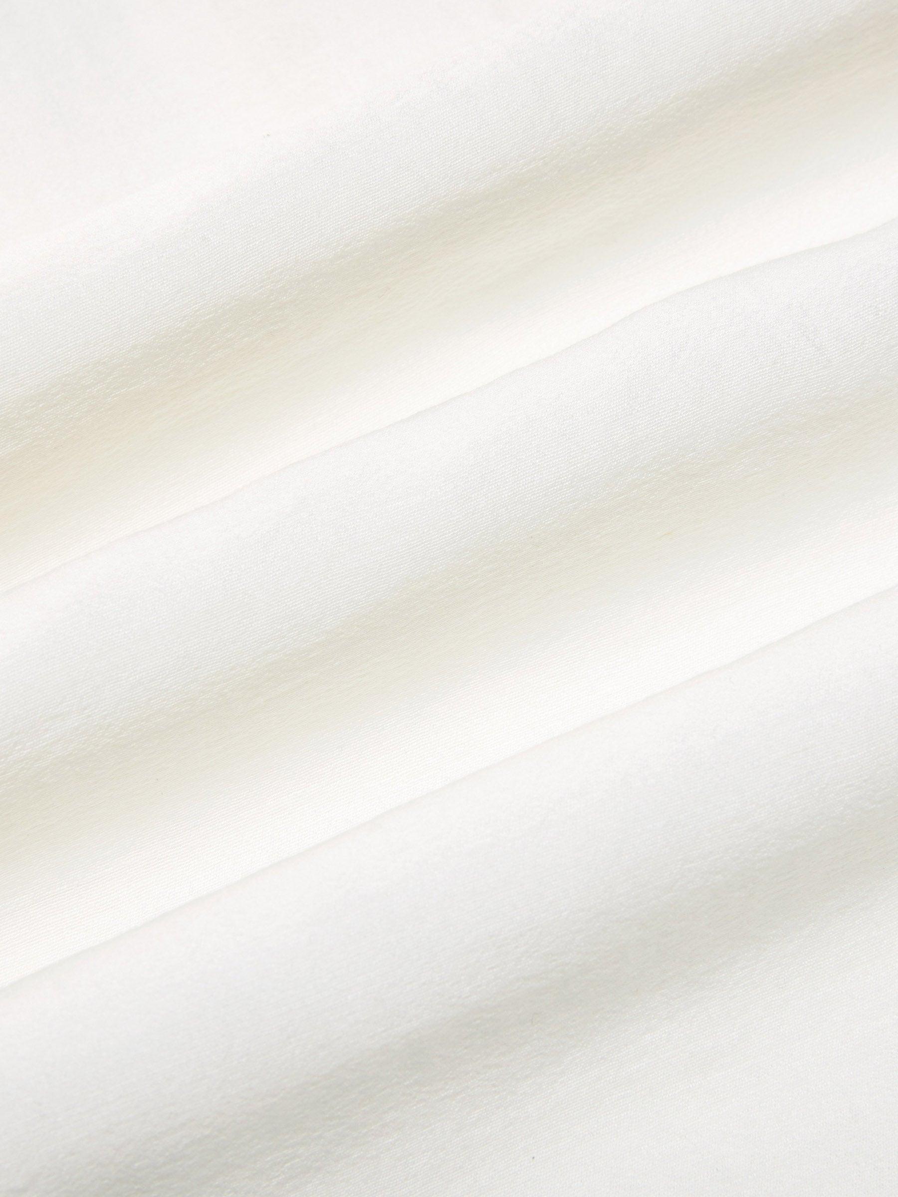 Lyocell Acetate Blend Ruffle-Detail Women Tank Top Product Image