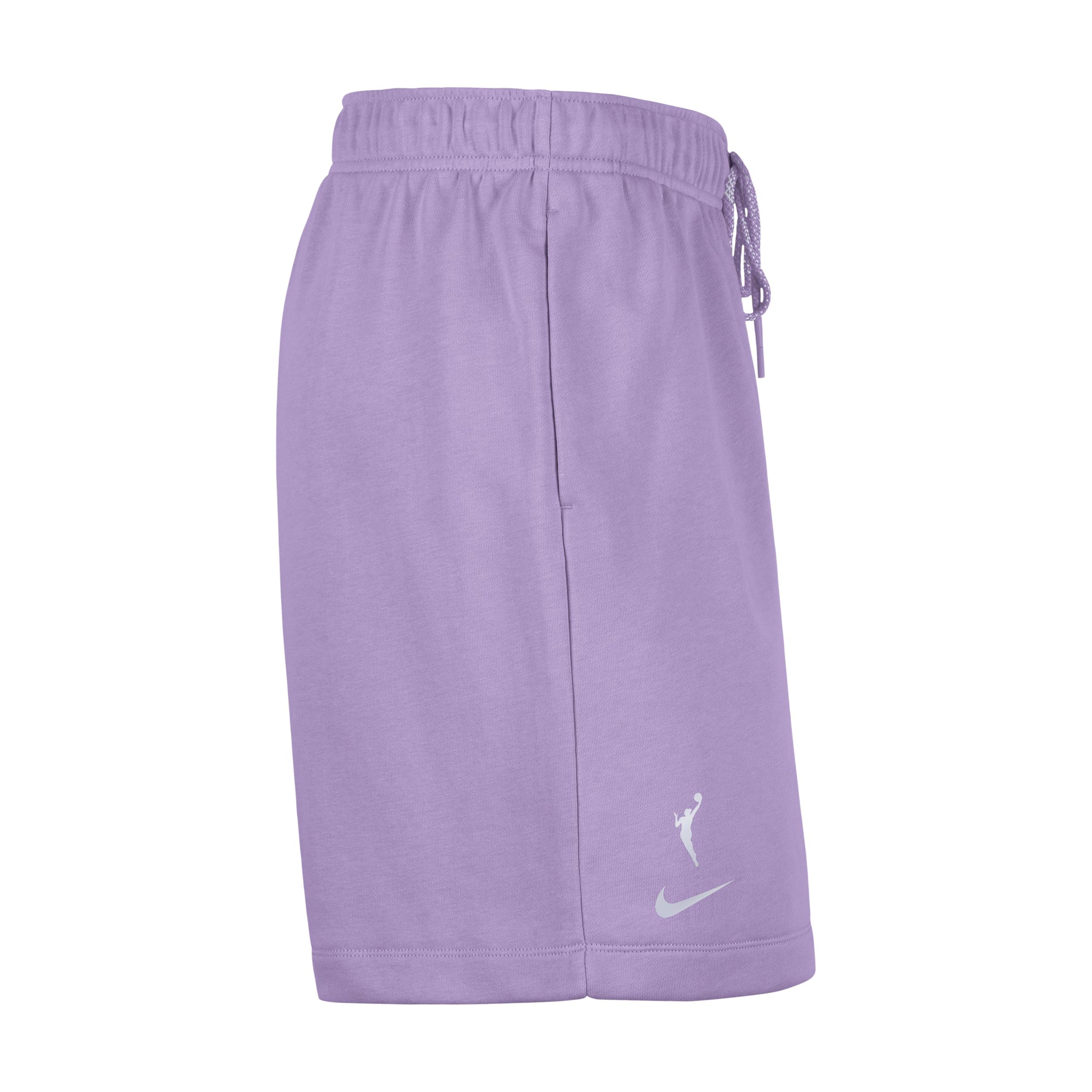 New York Liberty Nike Womens WNBA 6 Fleece Shorts | HF6478-356 Product Image