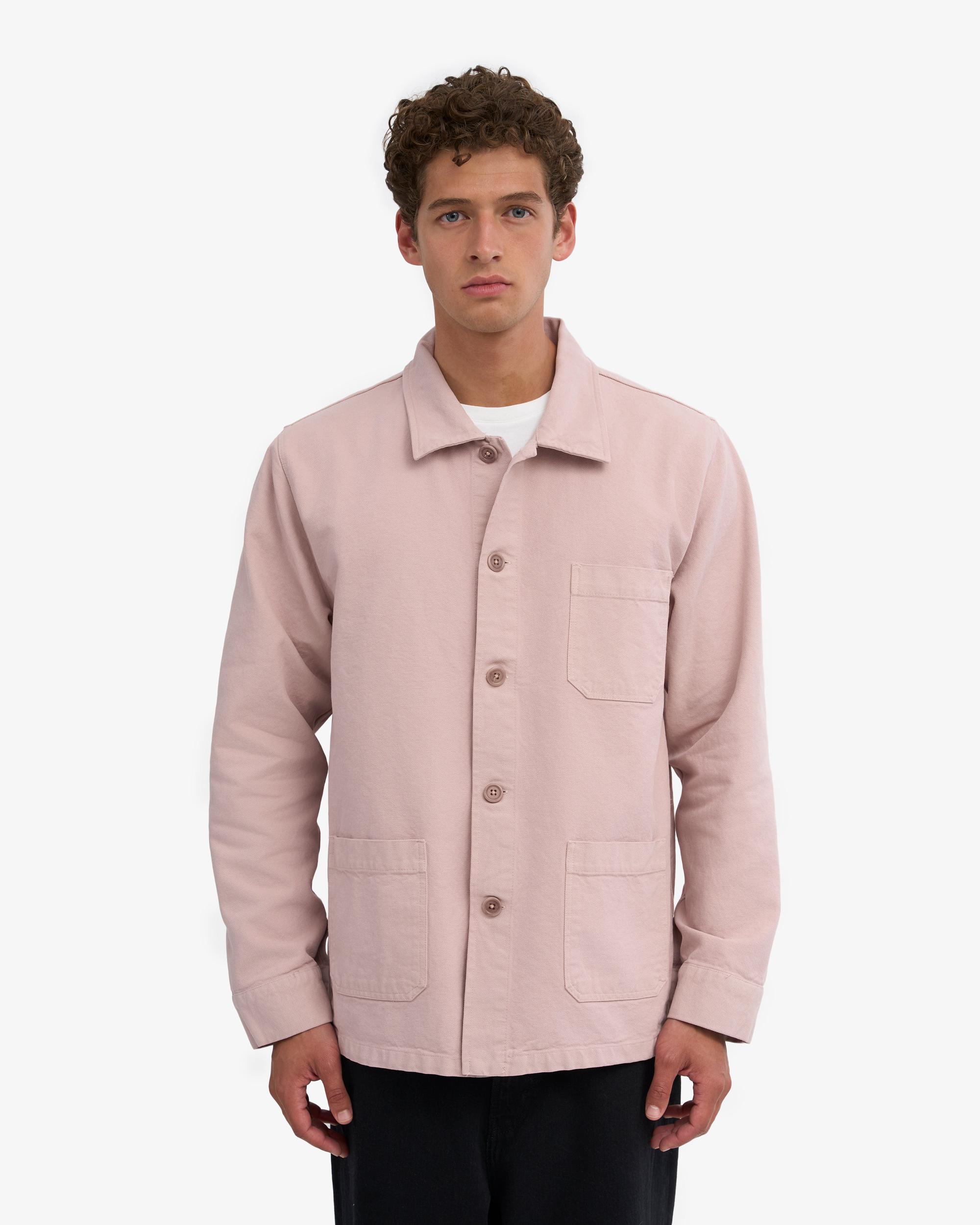 Organic Workwear Jacket - Faded Pink Product Image