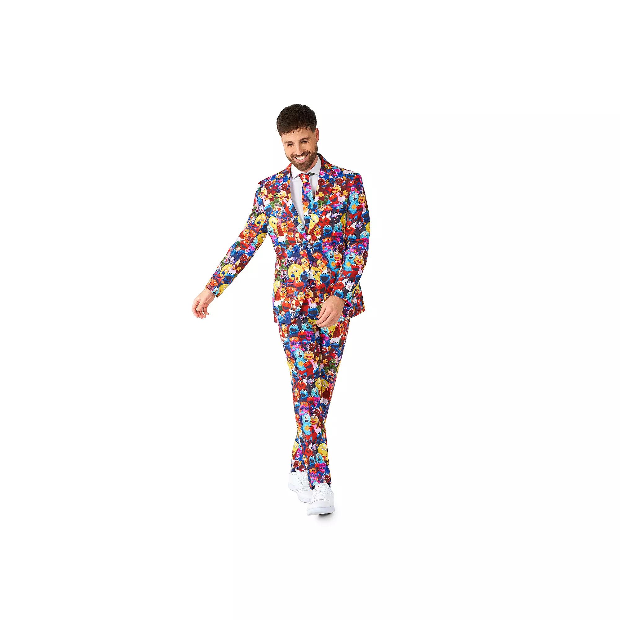 Men's OppoSuits Slim-Fit Novelty Suit & Tie Set,  Product Image