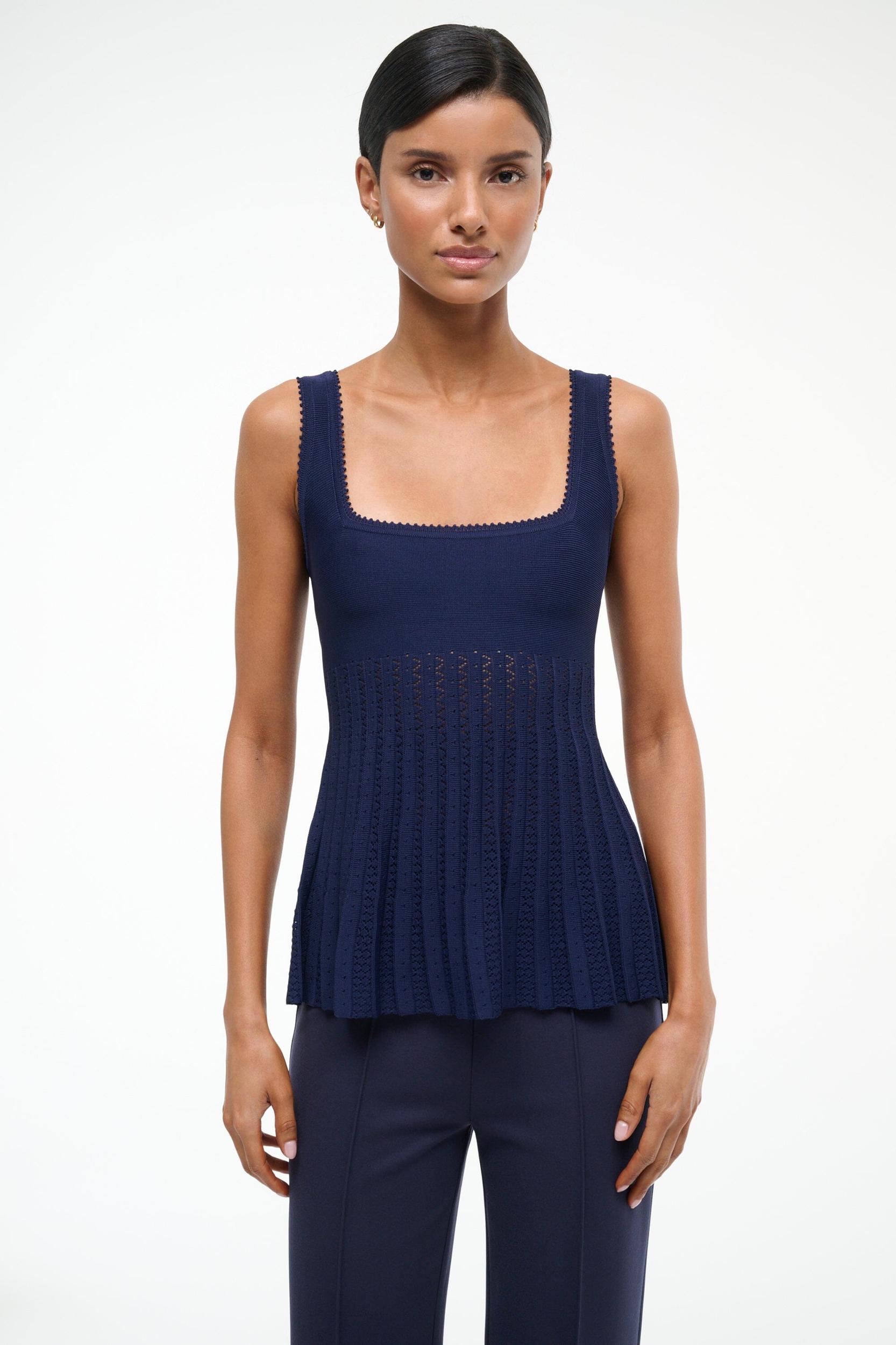 ELLEN TOP | NAVY Product Image