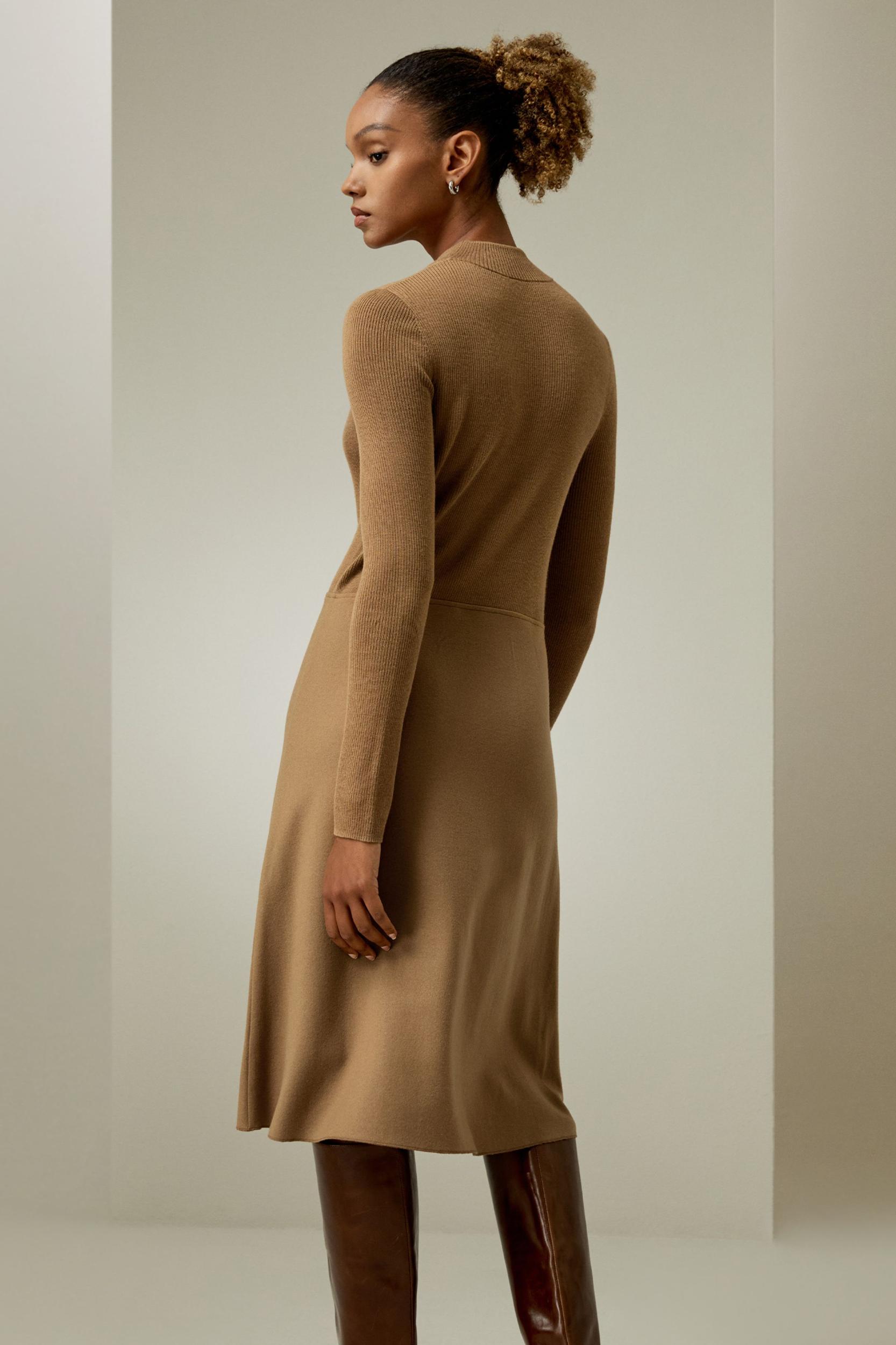 Slim Fit Wool Dress Product Image