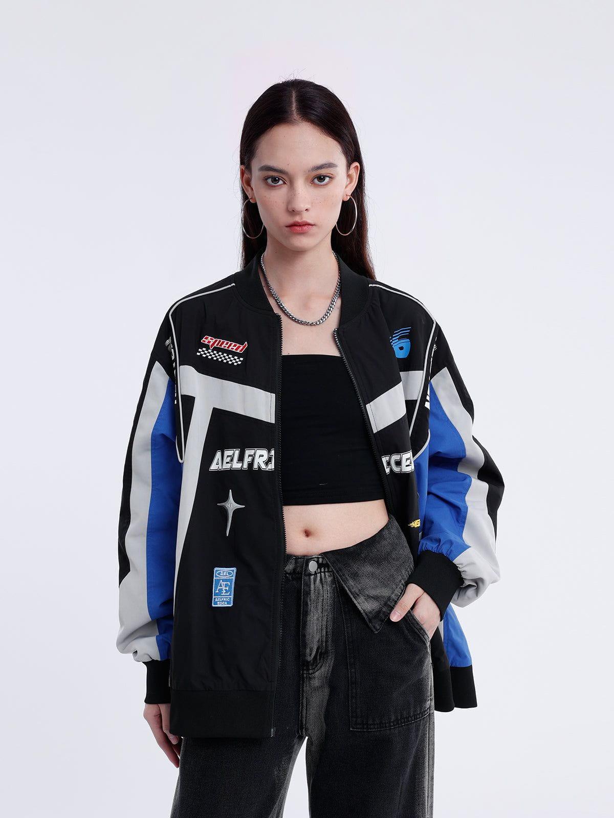 Aelfric Eden Color Block Racing Coat Product Image