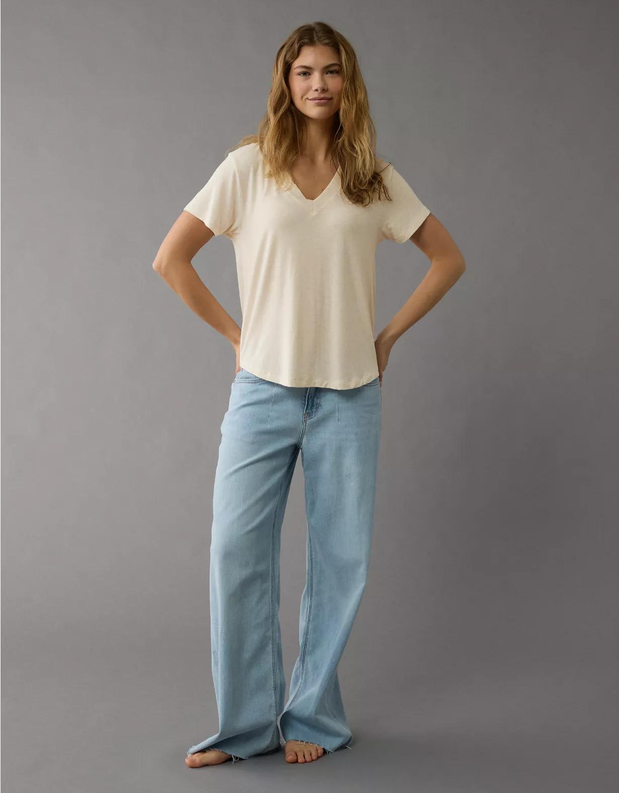 AE Soft & Sexy V-Neck T-Shirt Product Image