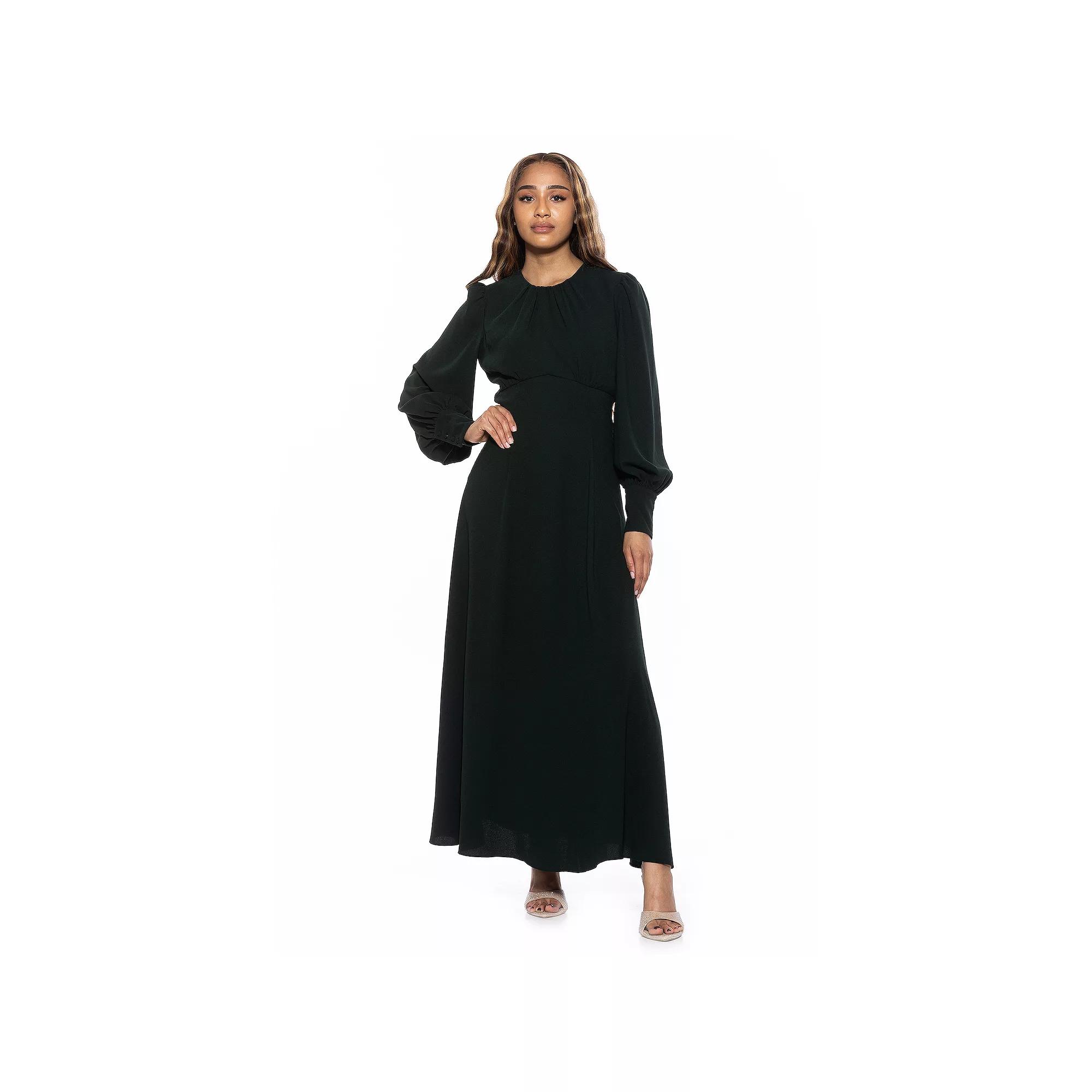 Women's ALEXIA ADMOR Yesenia Flowy Long Sleeve Maxi Dress,  Product Image