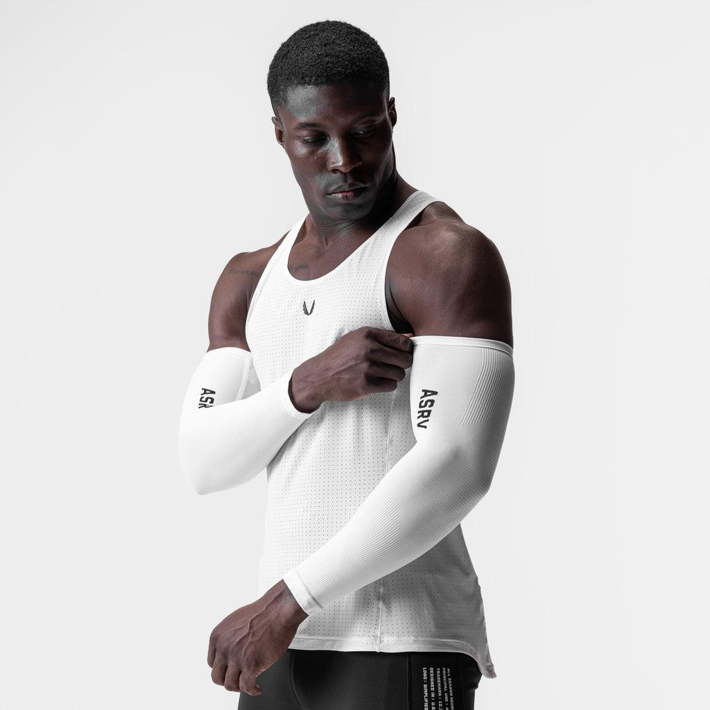 0940. Body-Mapped Arm Sleeve - White Product Image
