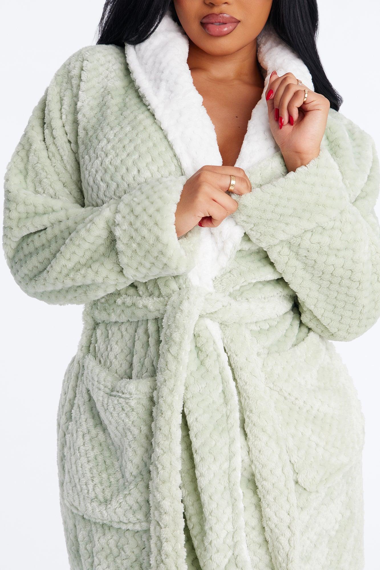 Drifting Away PJ Robe - Sage Female Product Image
