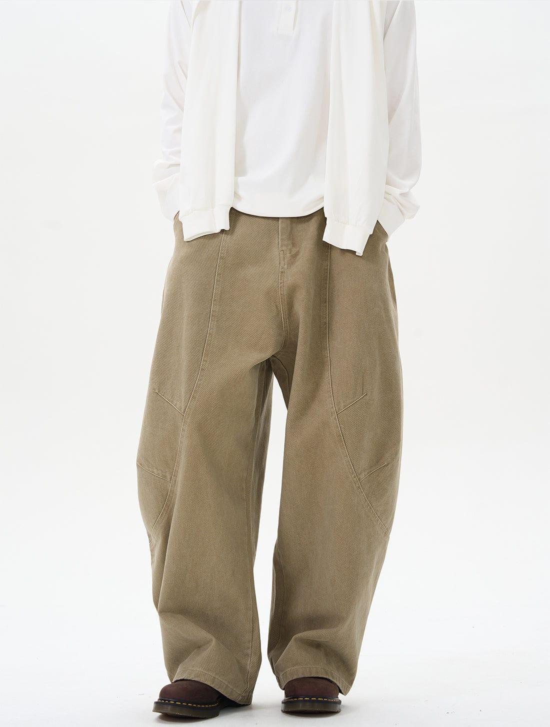 RT No. 12255 RECONSTRUCTED SCIMITAR BAGGY STRAIGHT PANTS Unisex Product Image