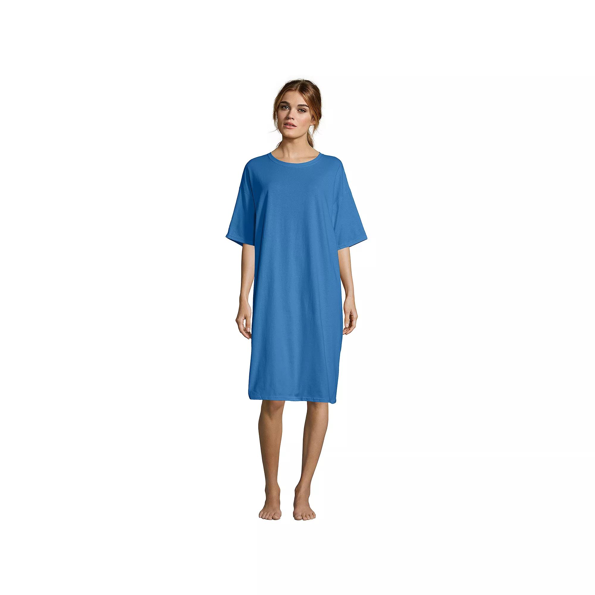 Women's Hanes® Wear-Around Lounge Shirt, Pale Pink Product Image