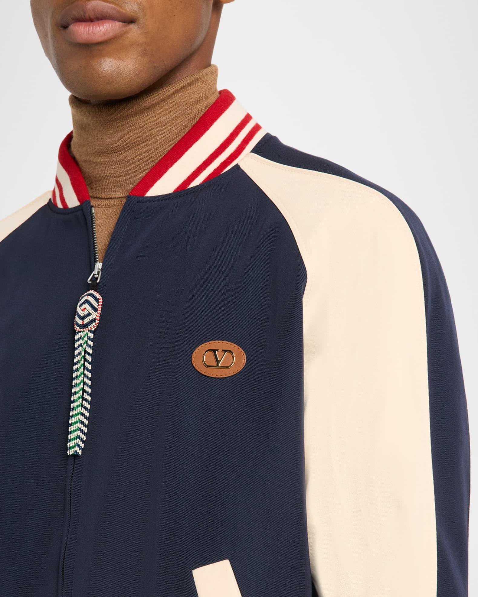 Men's Wool Bomber Jacket Product Image