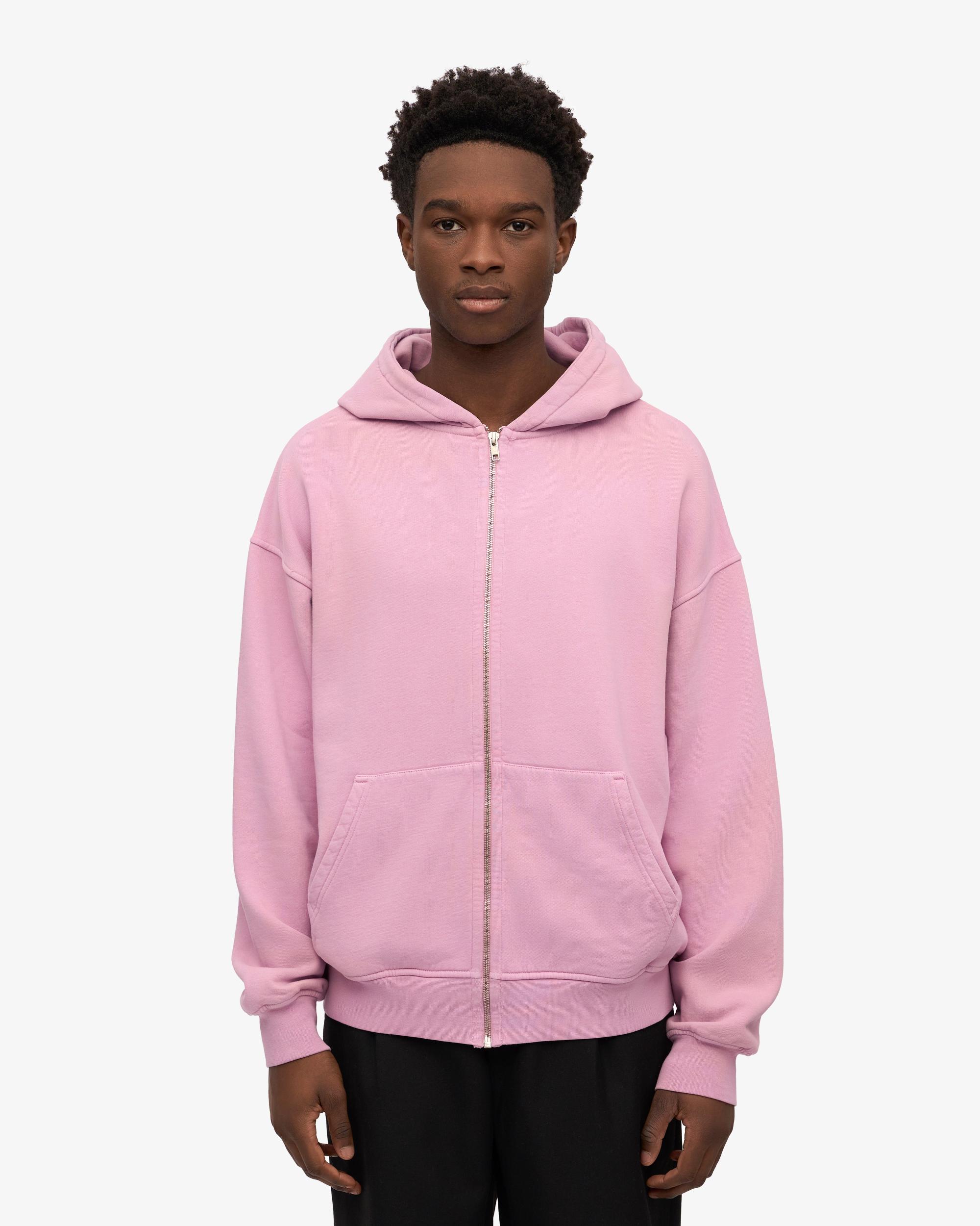 Organic Oversized Zip Hood - Cherry Blossom Product Image