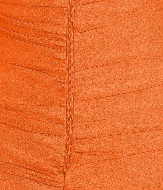 B. Darlin Cowl Neck Shirred Bodycon Dress Product Image