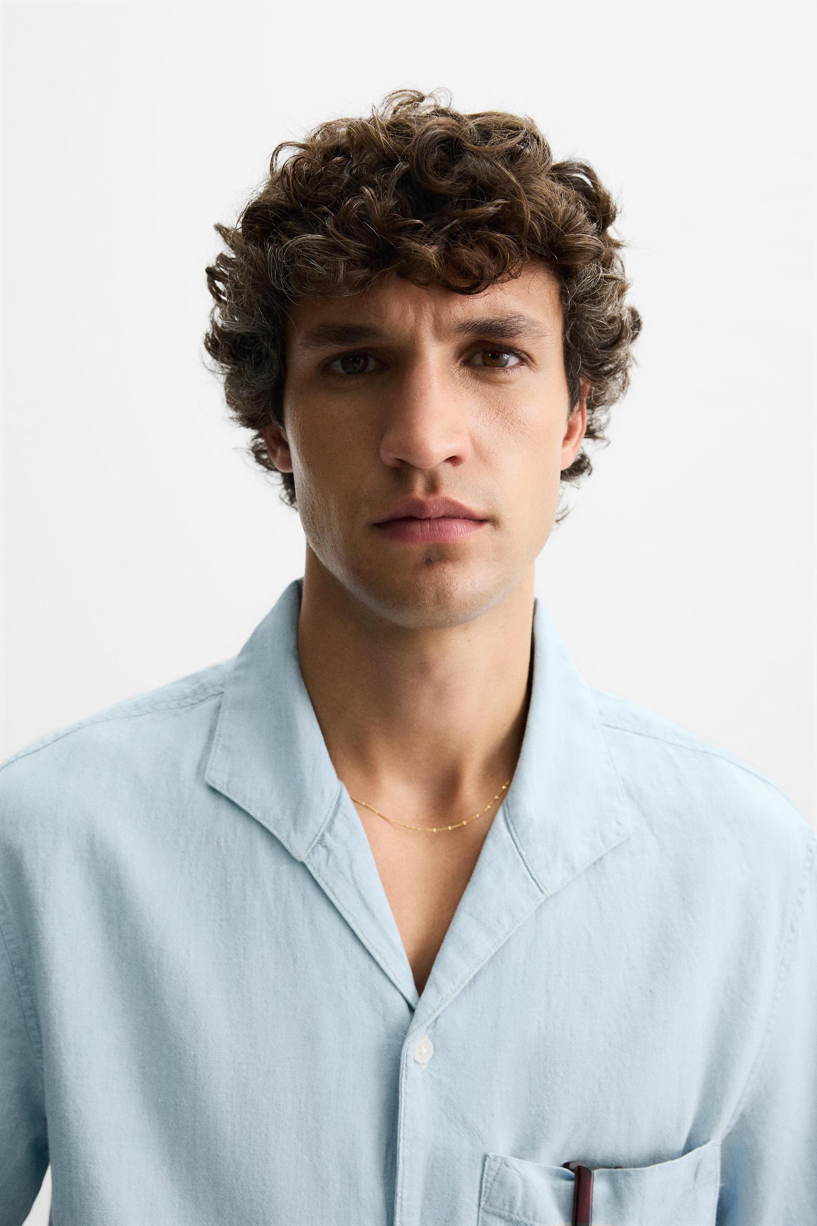 COTTON - LINEN SHIRT Product Image
