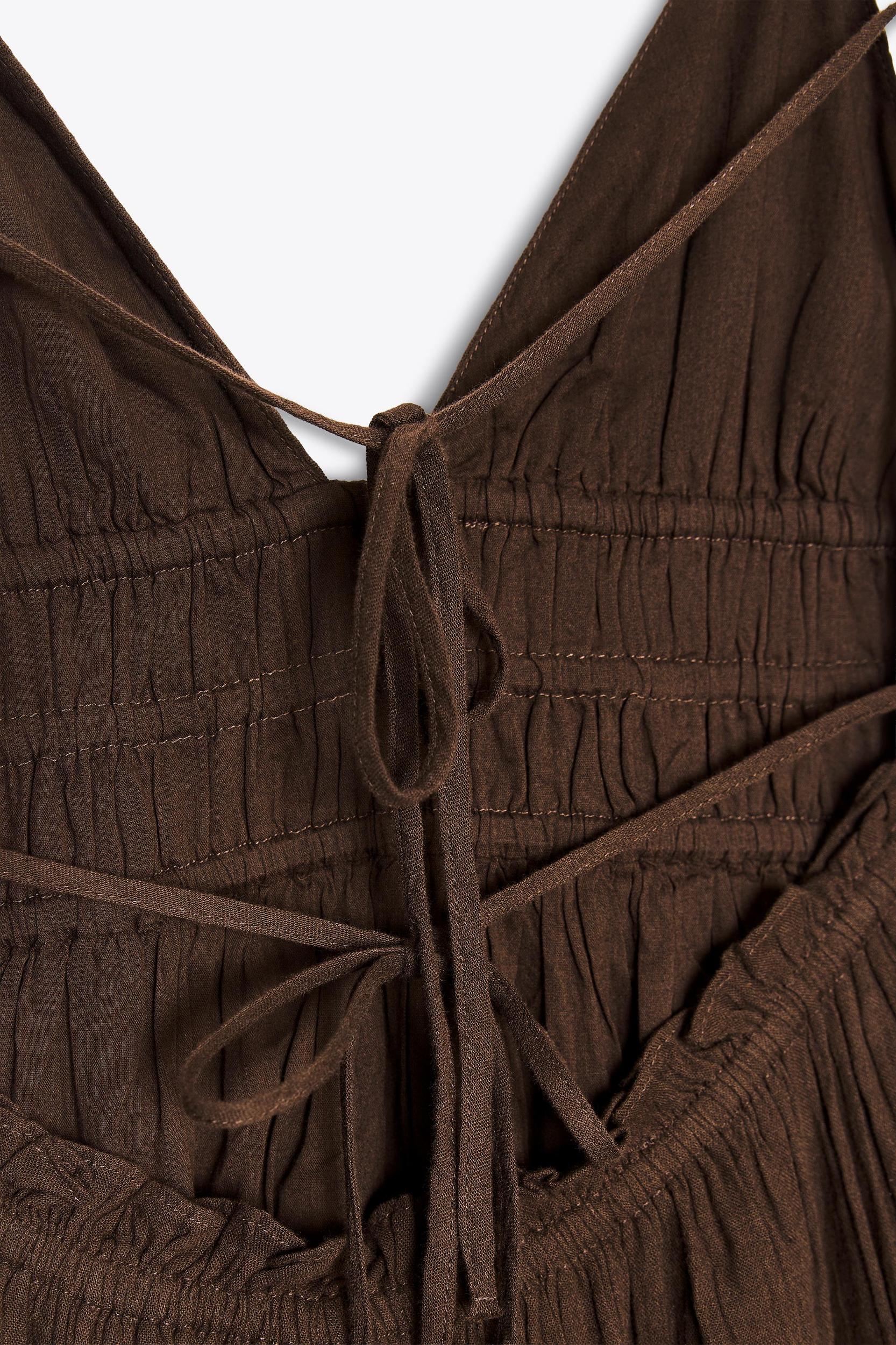 GAUZE MIDI DRESS Product Image