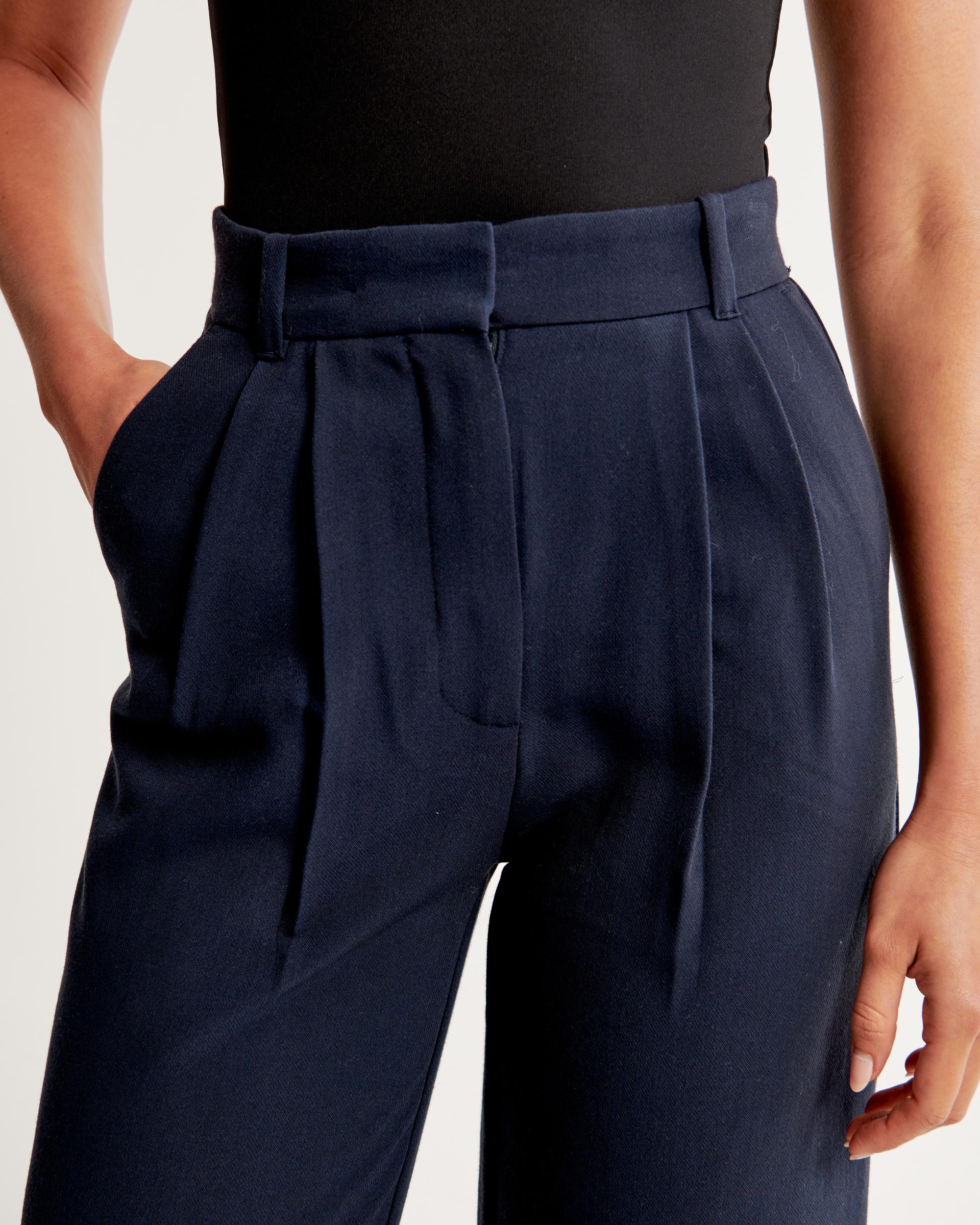 A&F Sloane Tailored Wide Leg Pant Product Image