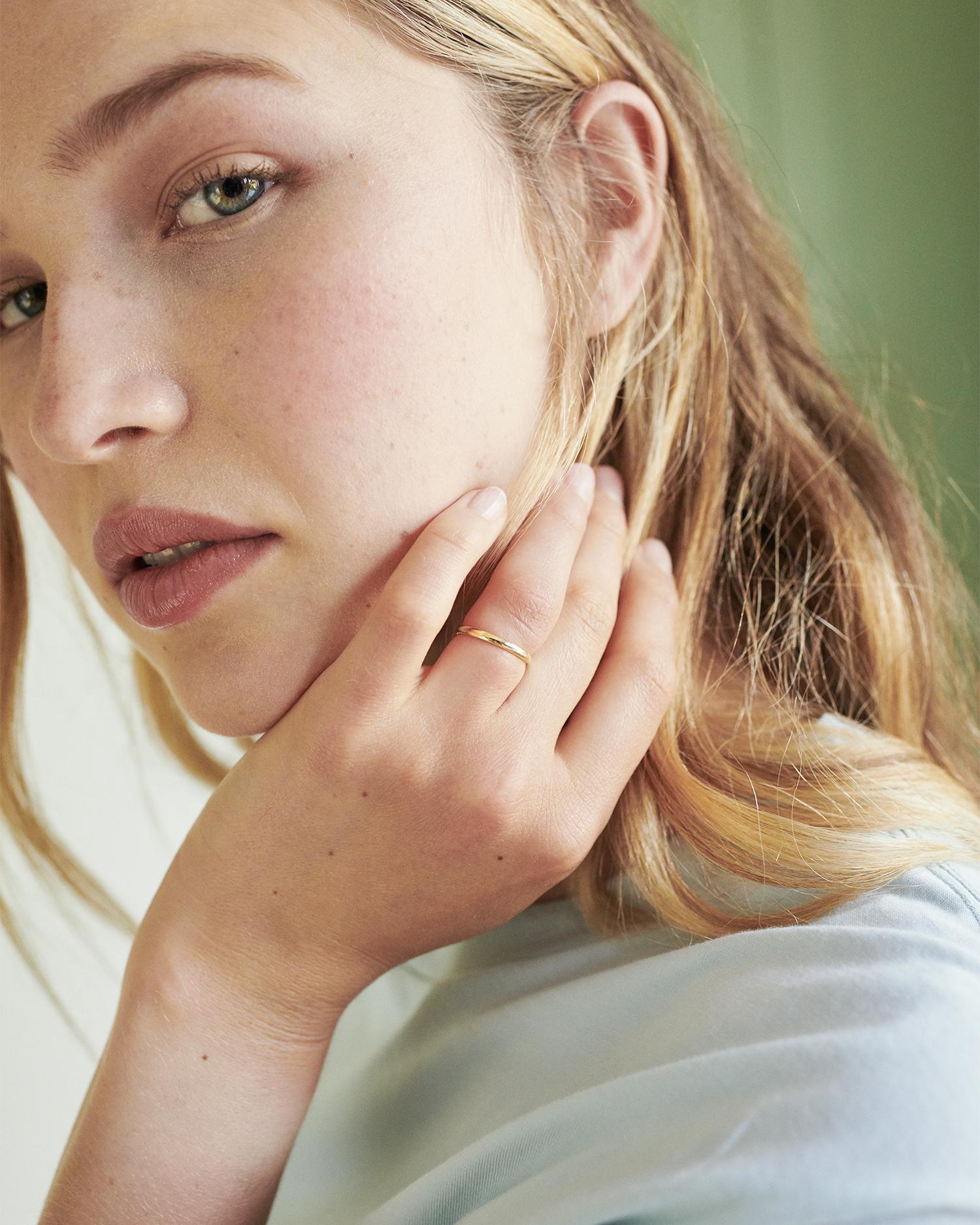 Quince | Women's 14k Gold Classic Band Rings Product Image