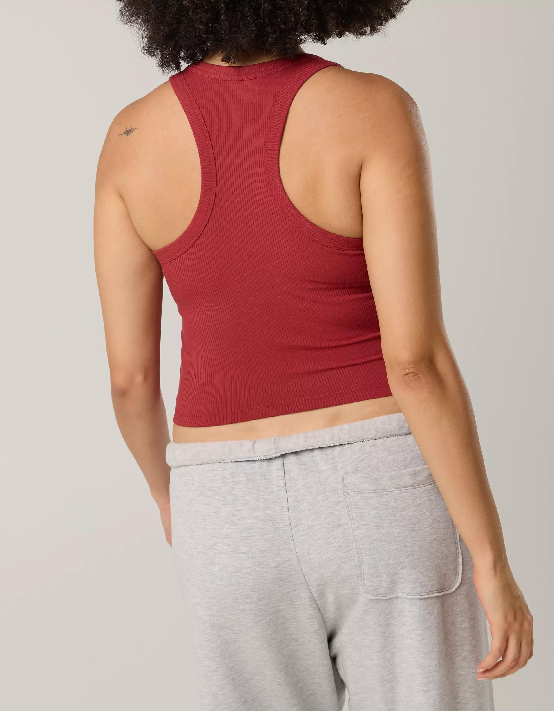 OFFLINE By Aerie Thumbs Up Heavyweight Henley Tank Top Product Image