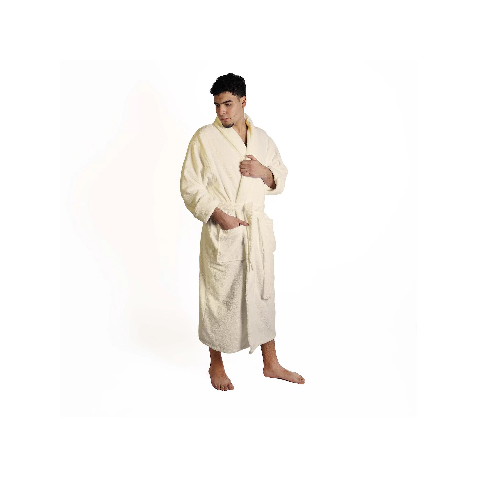 Superior Turkish Cotton Terry Ultra-Plush Absorbent Long Adult Bathrobe, Adult Unisex,  Product Image