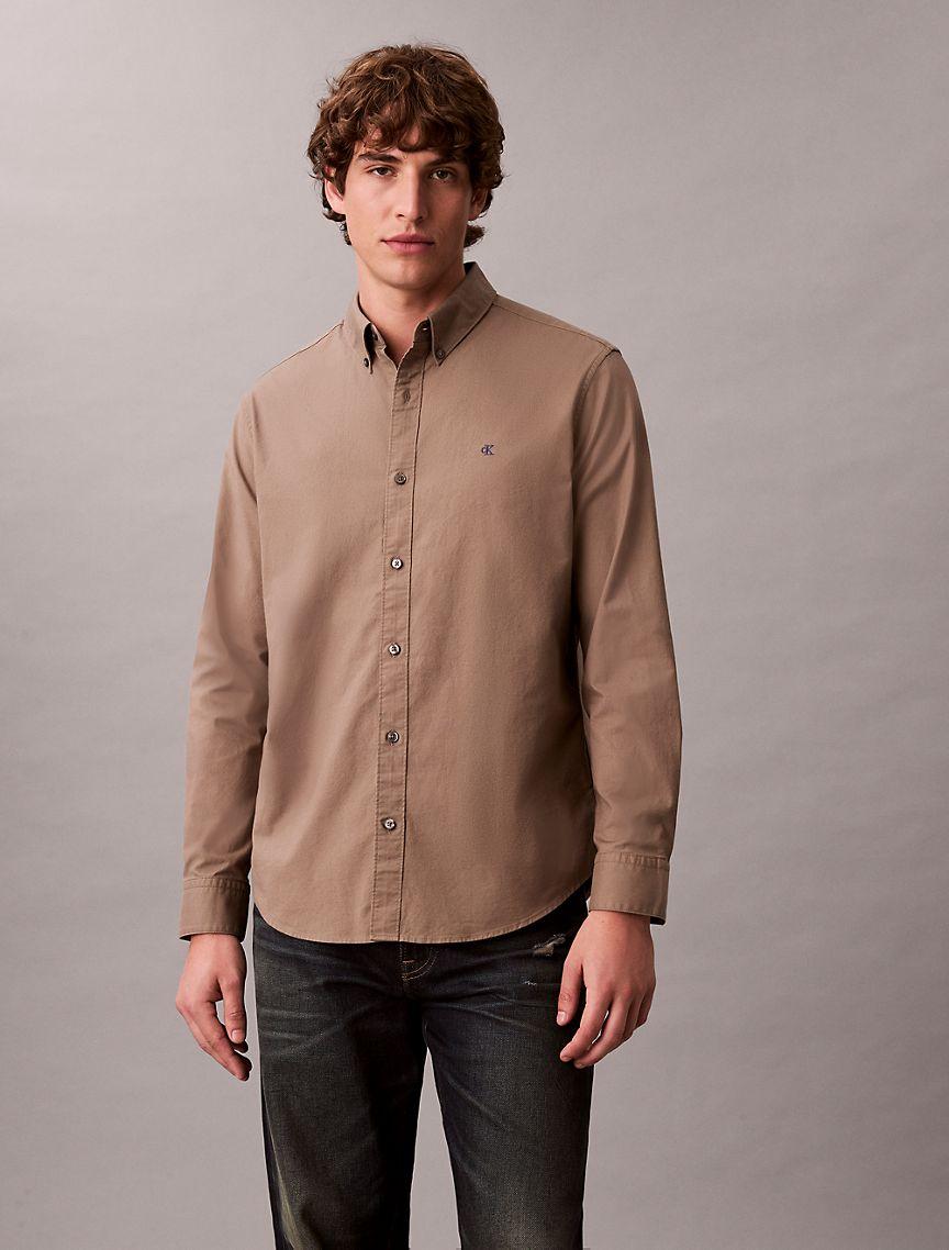Solid Oxford Classic Button-Down Shirt Product Image