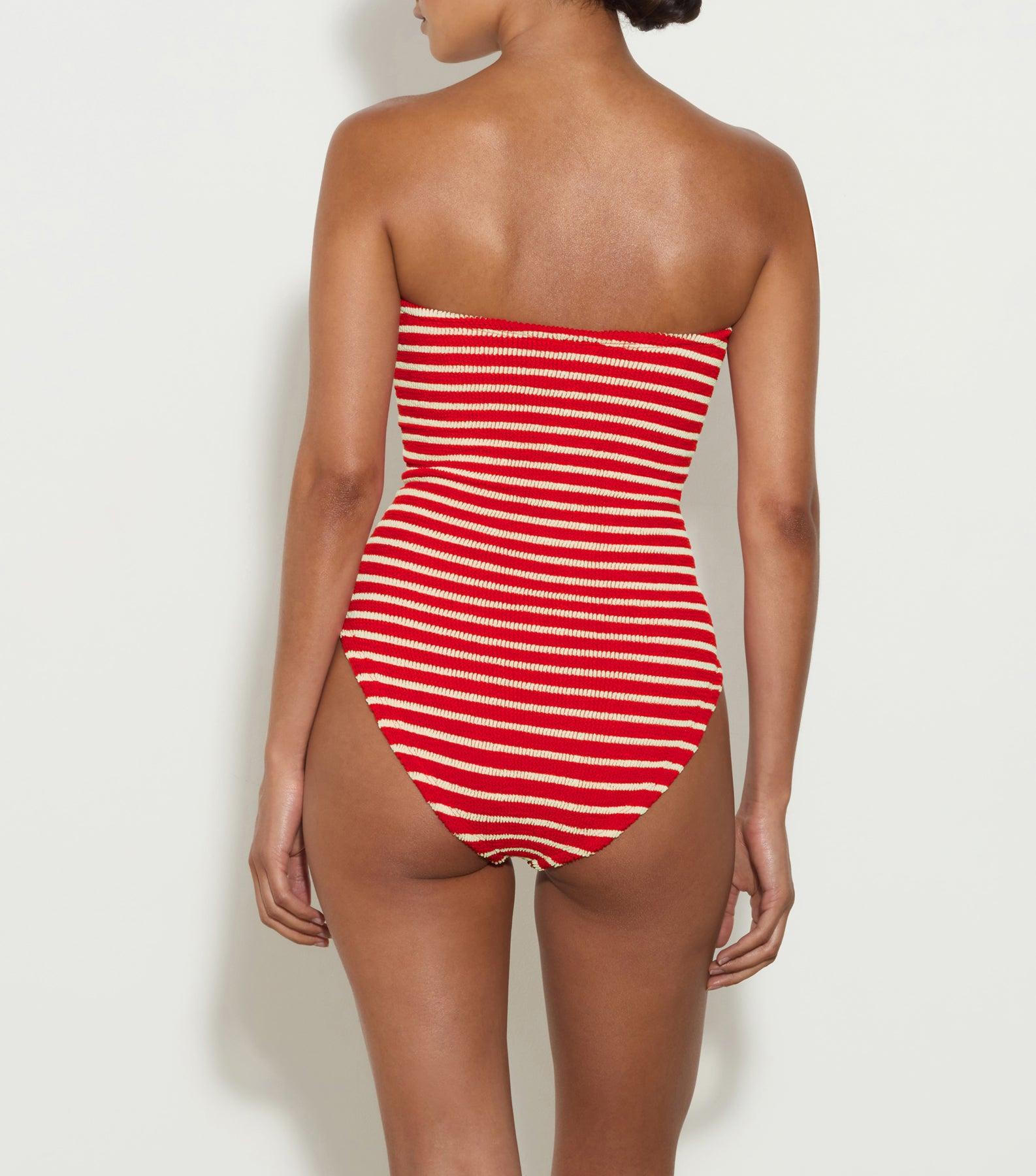 Brooke Swim - Red/White Stripe Product Image