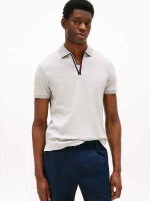 Regular Fit Interlock Zip Polo Product Image