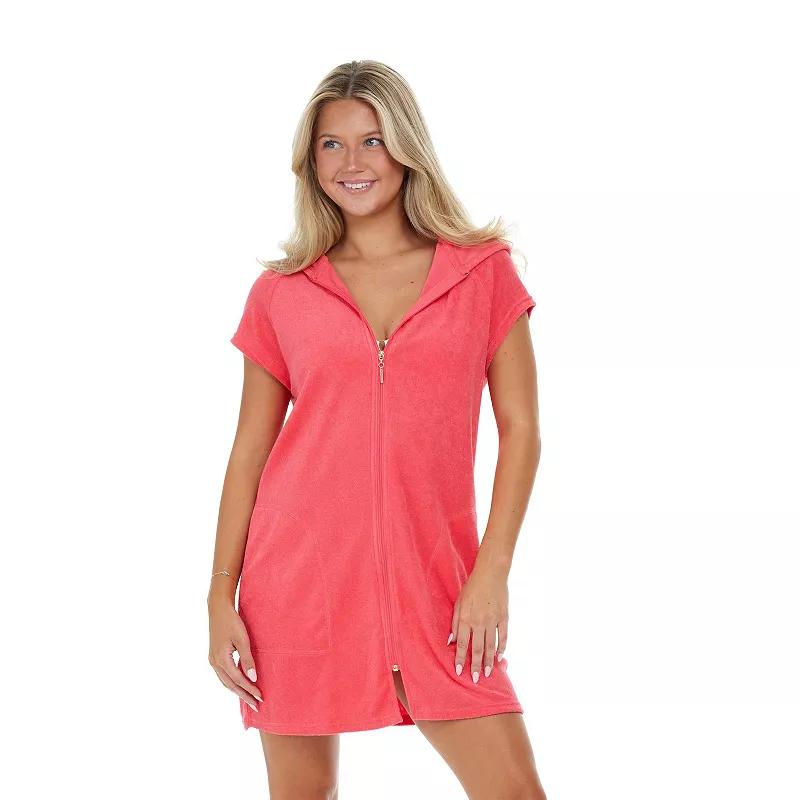 Women's Jordan Taylor Zipper Front Swim Cover Up,  Product Image