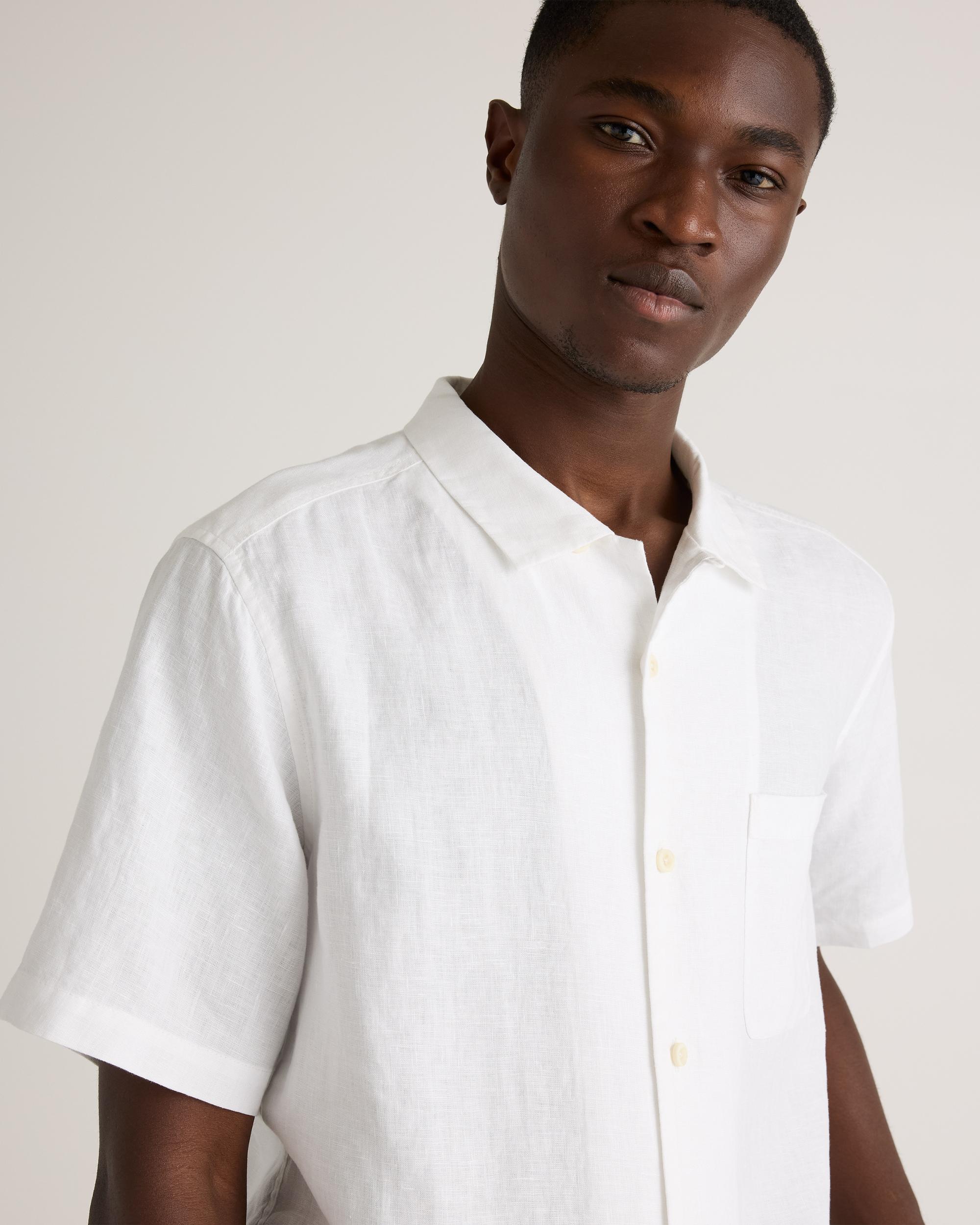Quince | Men's 100% European Linen Camp Shirt Product Image