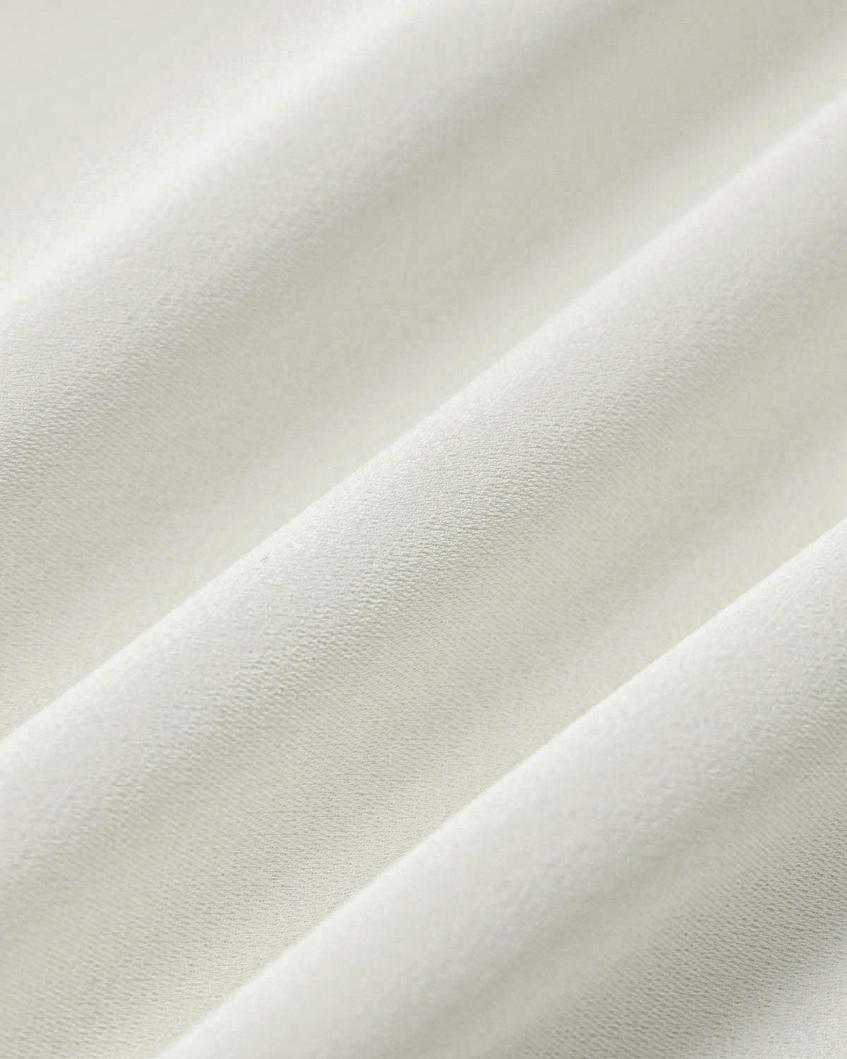 White Textured V-Neck Midi Dress Product Image