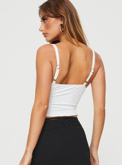 Greyer Top White Product Image