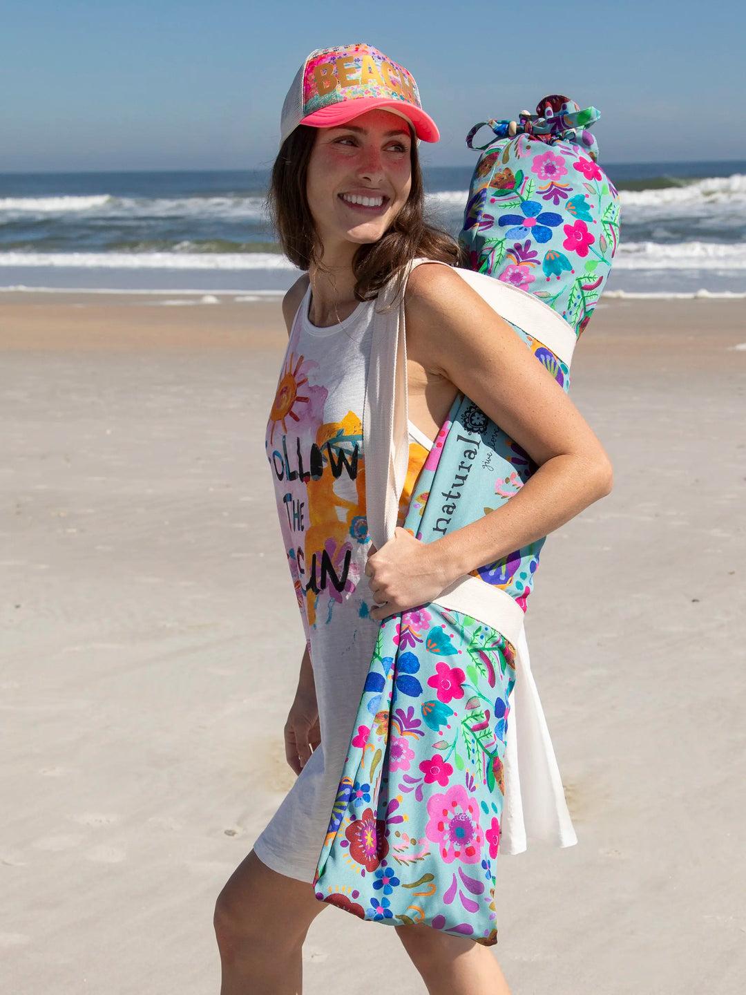 Beach Umbrella - Cream Borders Product Image