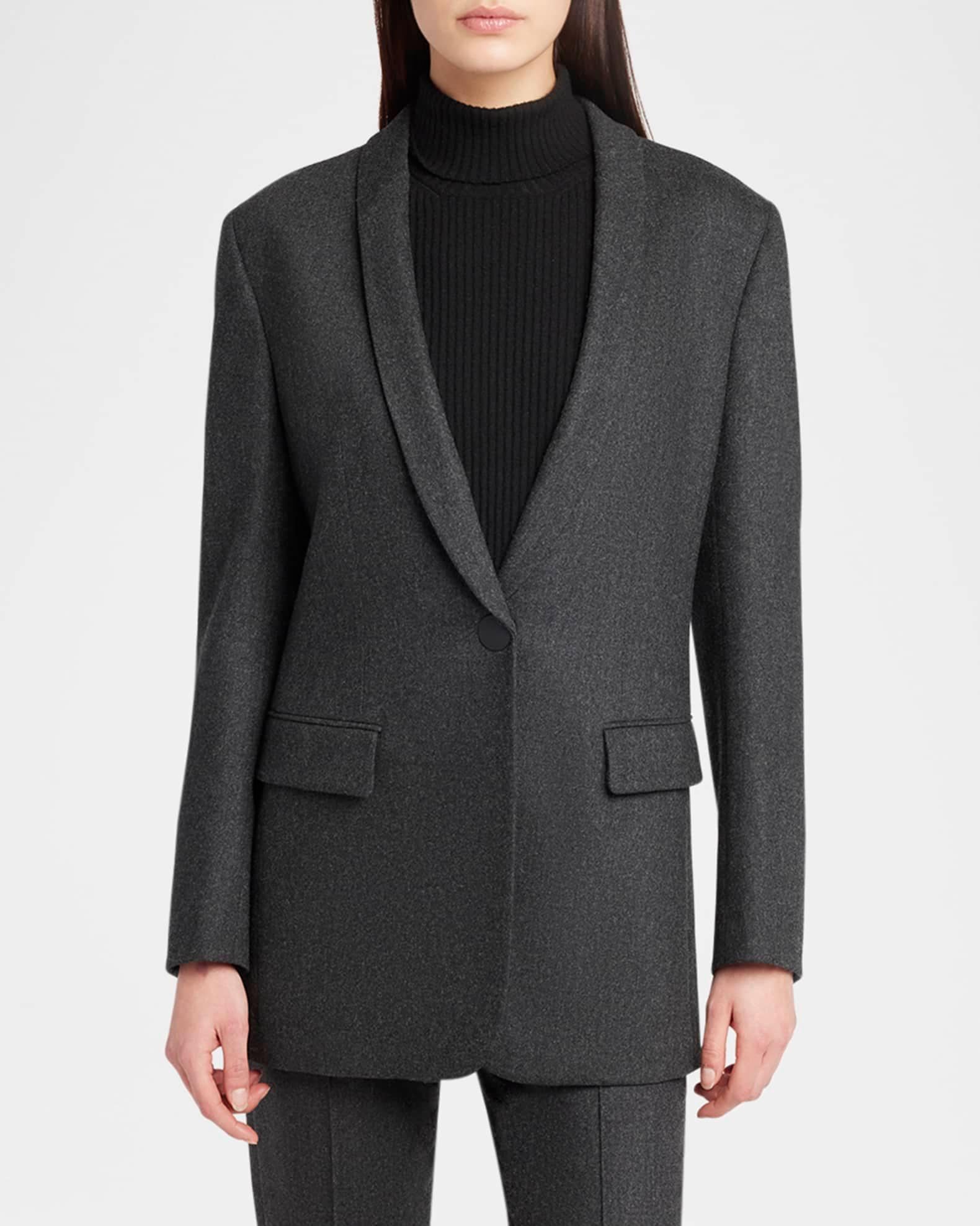 Cashmere Flannel Slim-Leg Ankle Trousers Product Image