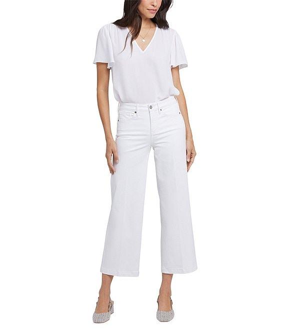 NYDJ Teresa Lift Tuck® Stretch Denim Wide Leg Ankle Jeans Product Image