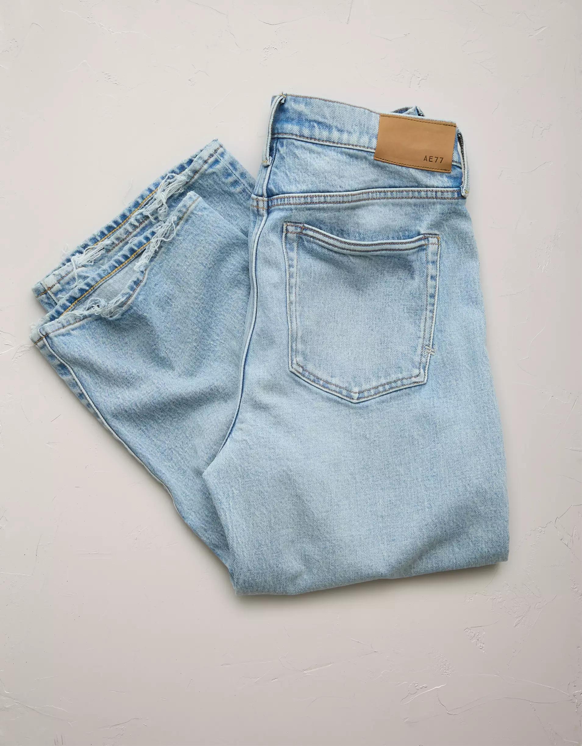 AE77 Premium Bootcut Crop Jean Product Image