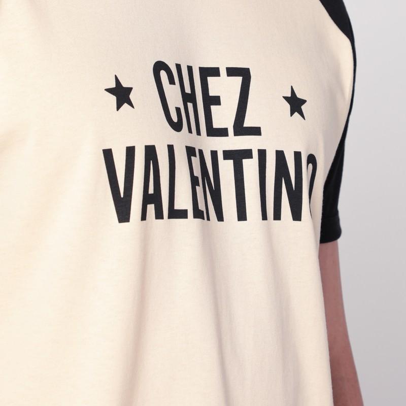 VALENTINO Chez Logo T-shirt In Neutral Product Image
