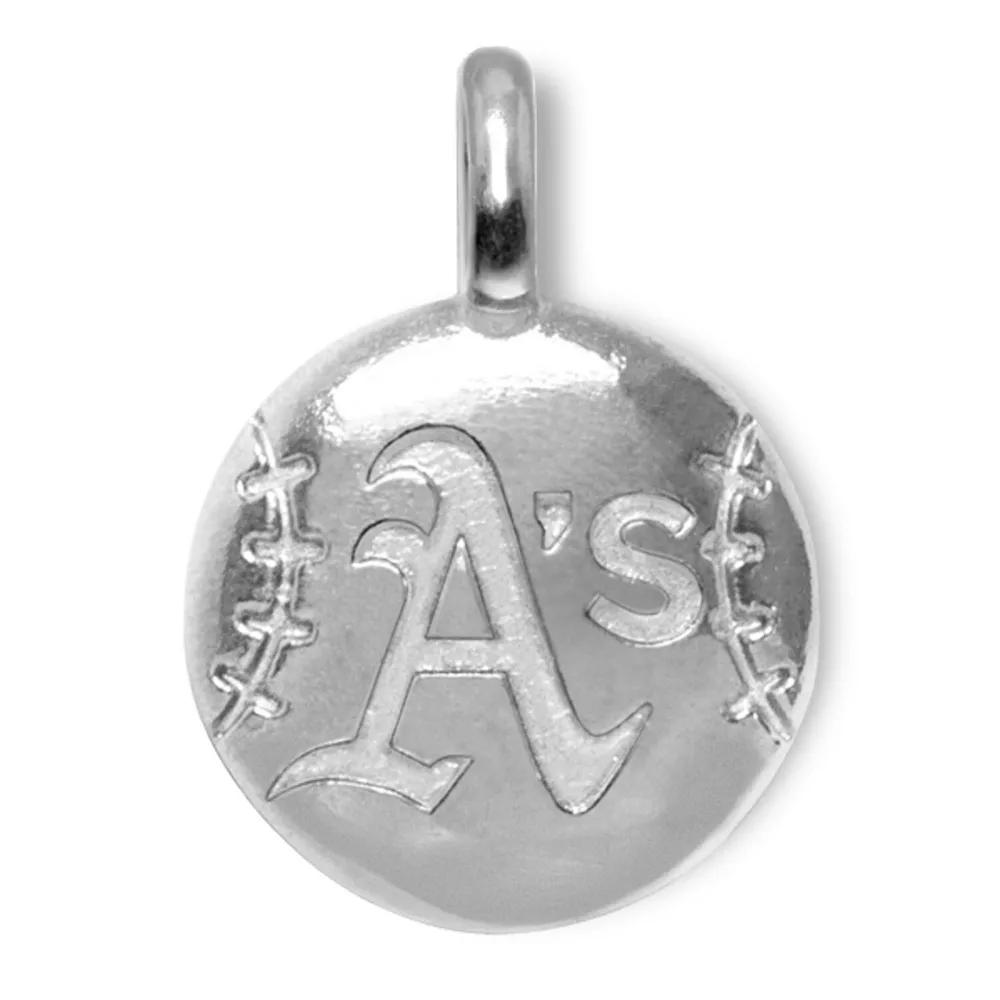Women's Alex Woo Oakland Athletics Sterling Silver Disc Charm, Team Product Image