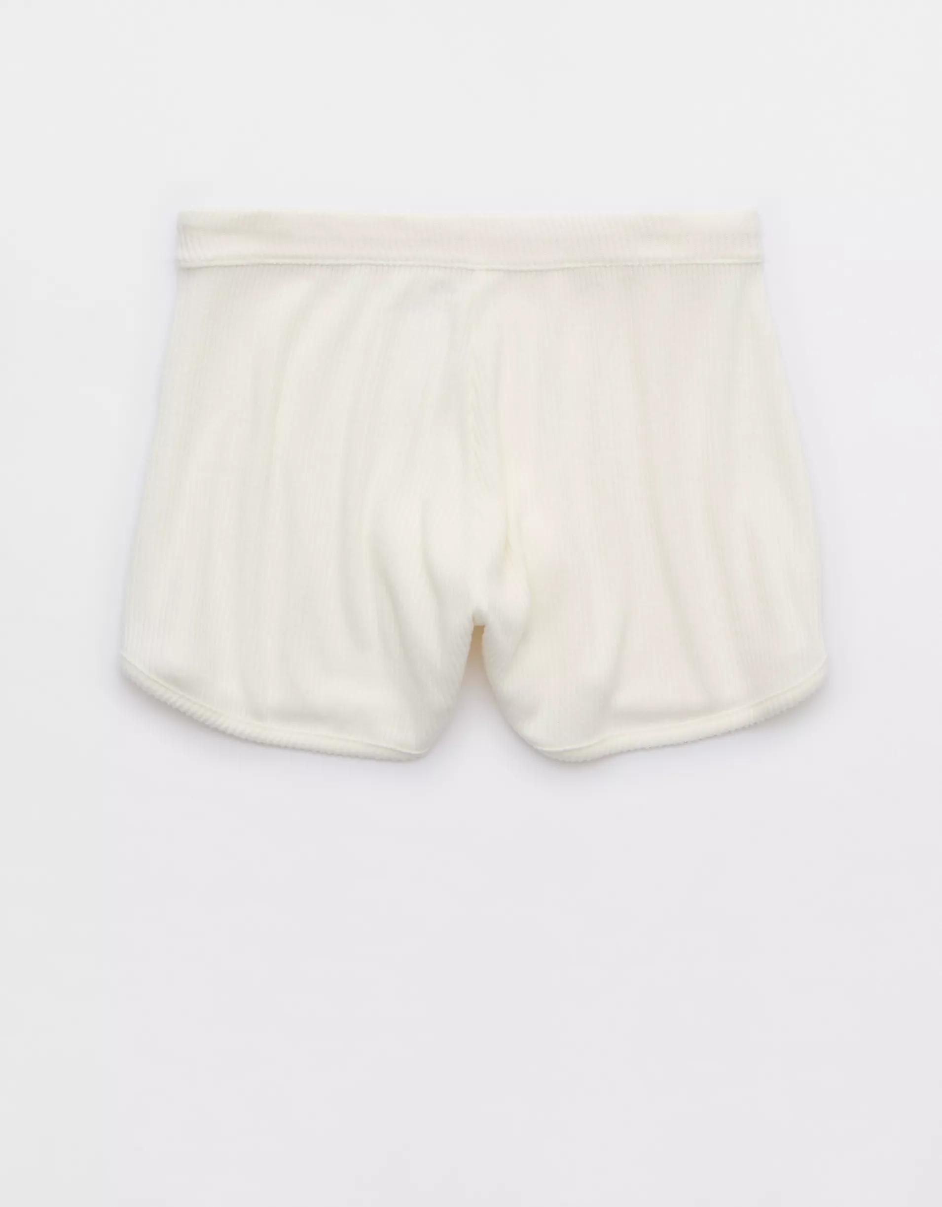 Aerie Off-Duty Cozy Knit Ribbed Boxer Product Image