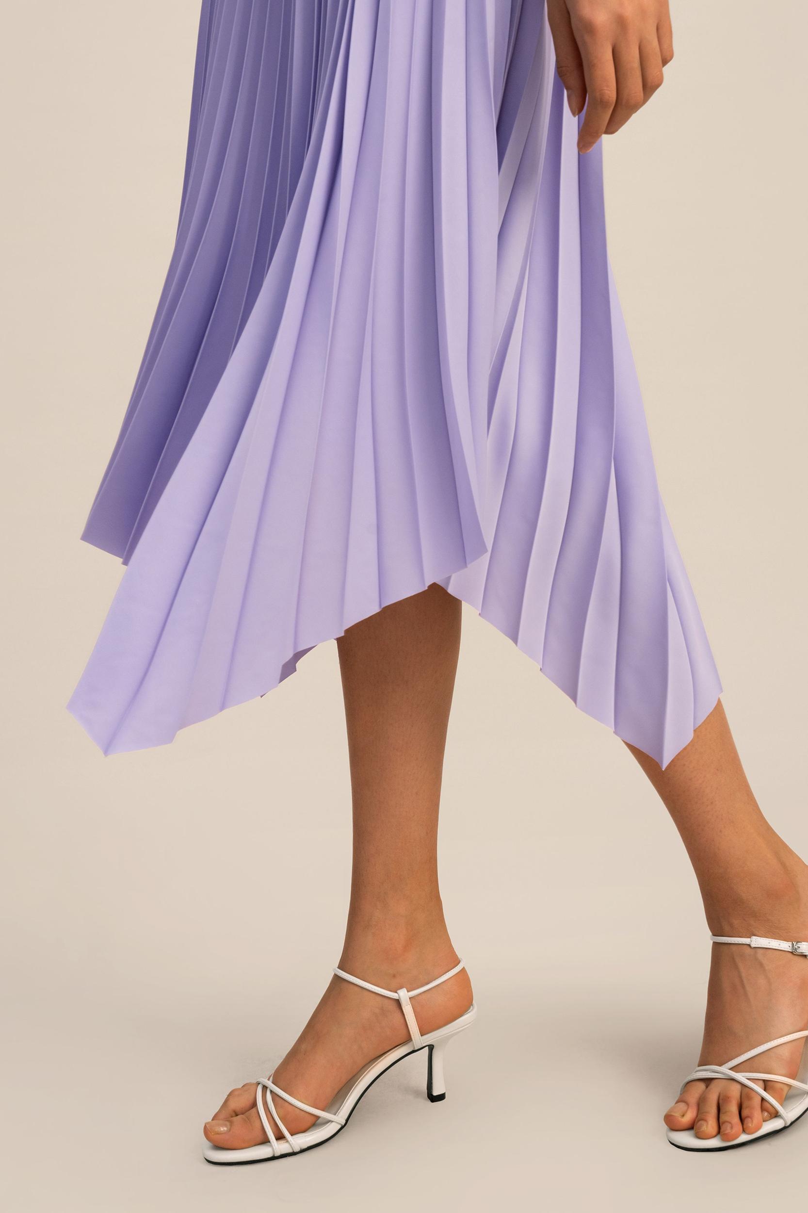 Pleated Handkerchief Skirt Product Image