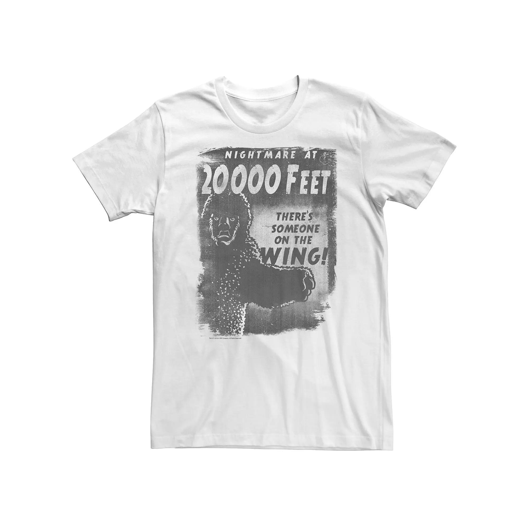 Big & Tall Twilight Zone There's Something On The Wing Tee, Men's,  Product Image